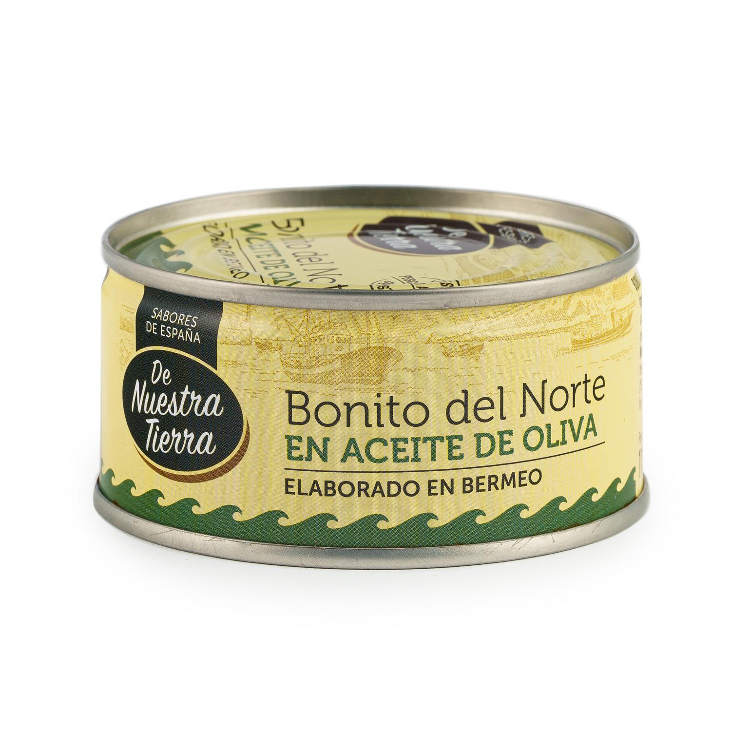 Bonito del norte en aceite de oliva De Nuestra Tierra 81 g.