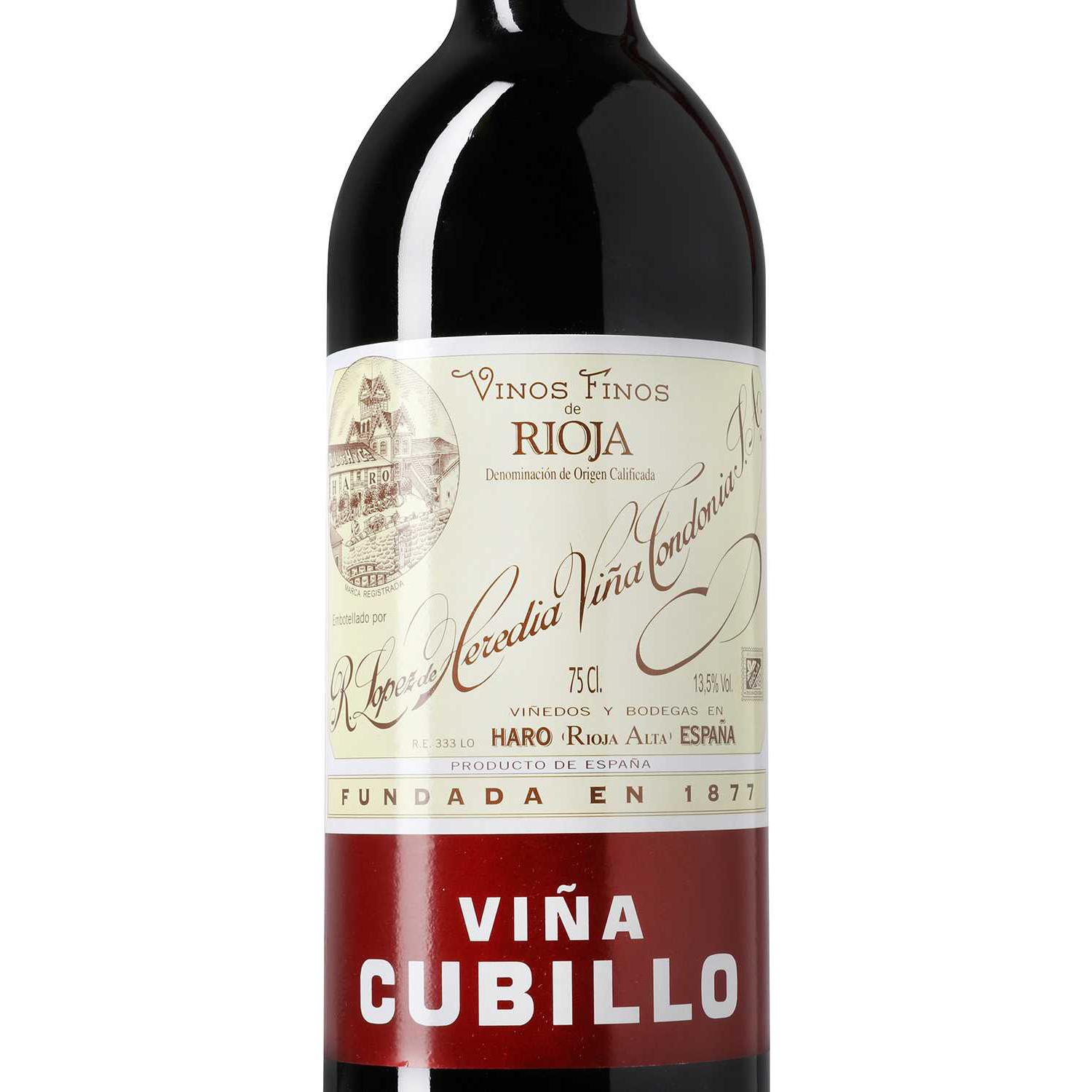 Vino tinto crianza Viña Cubillo  D.O.Ca. Rioja 75 cl.