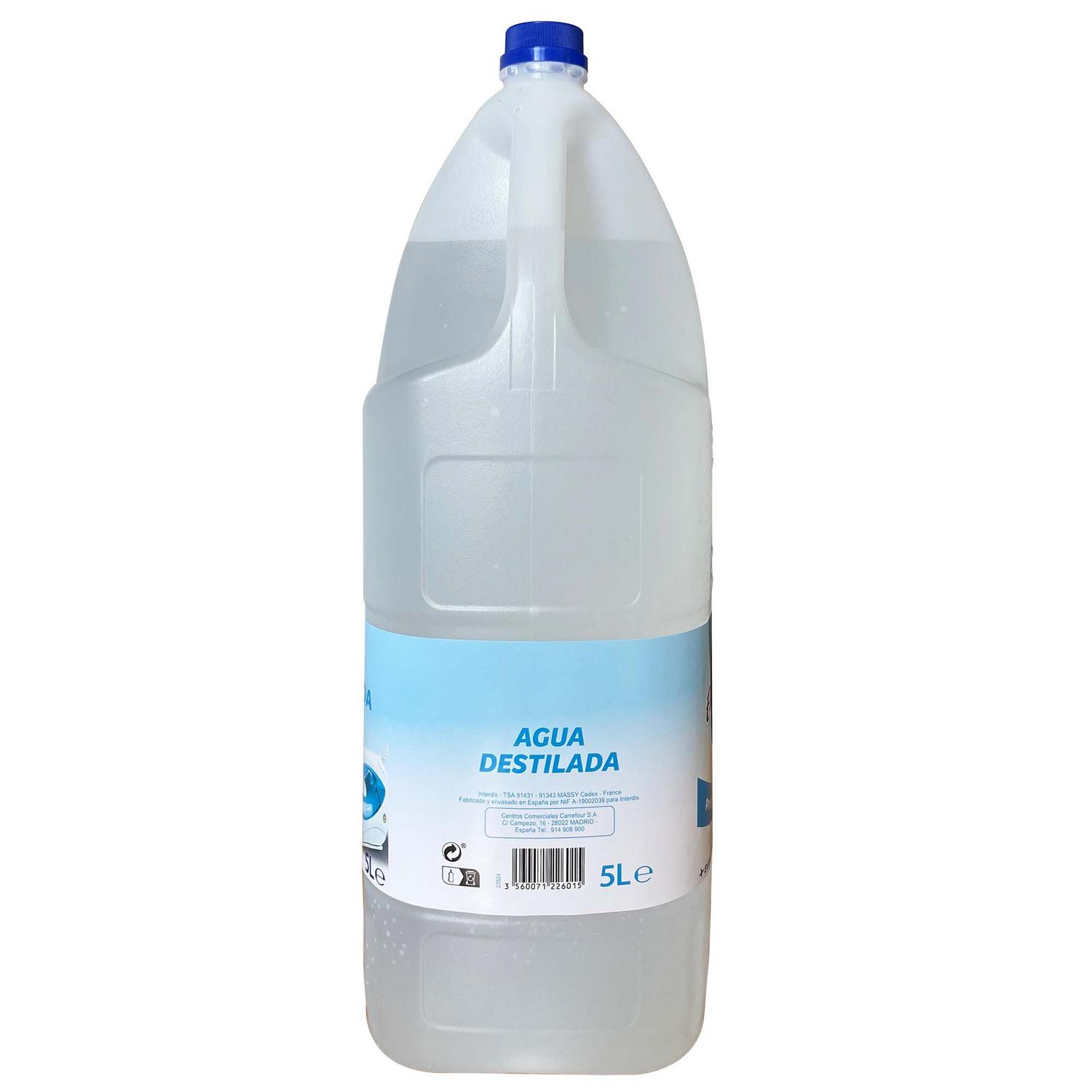 Agua de plancha desmineralizada Essential Carrefour 5 l.