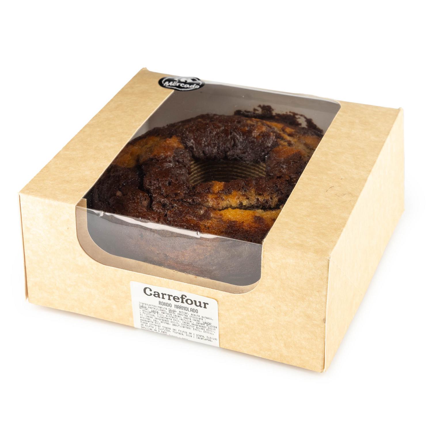 Bizcocho rondo marmolado Carrefour El Mercado 700 g