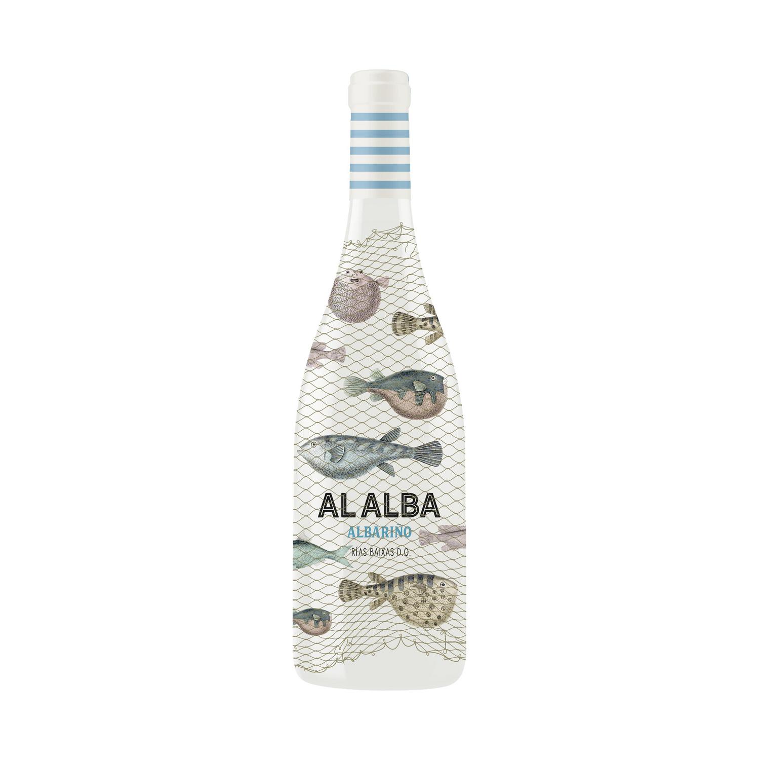 Vino blanco albariño Albala D.O. Rías Baixas 75 cl.