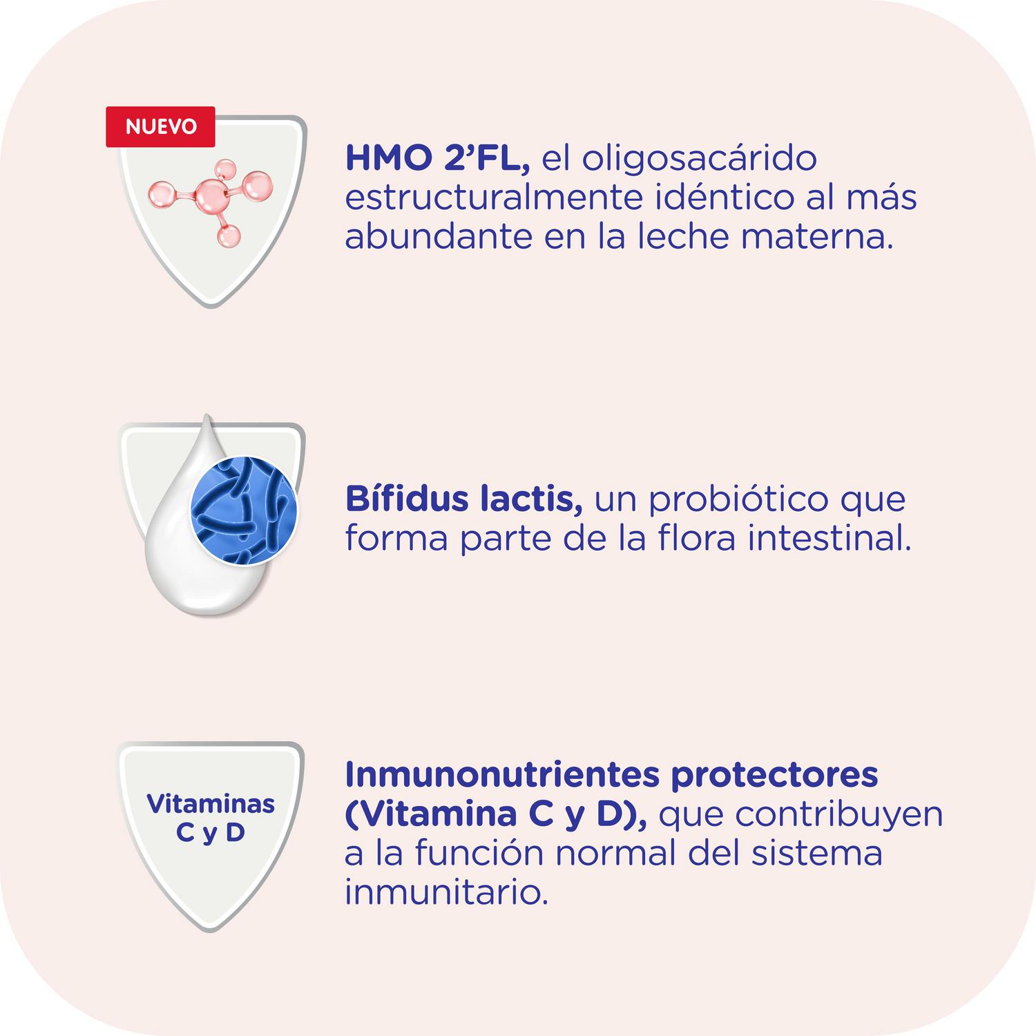 Leche infantil de continuación desde 6 meses en polvo Nestlé Nidina 2 pack de 2 unidades de 600 g.