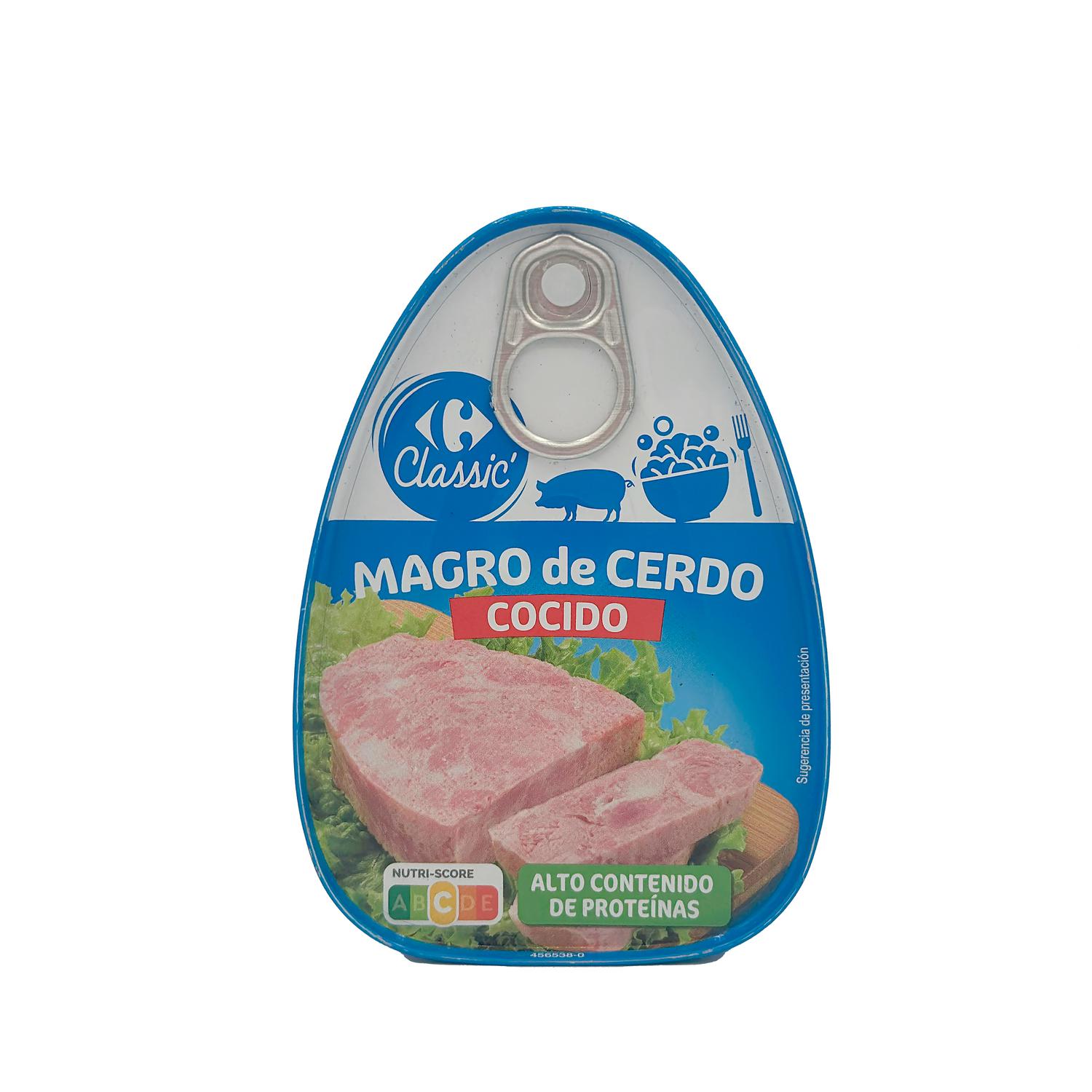 Magro de cerdo Classic Carrefour 220 g.