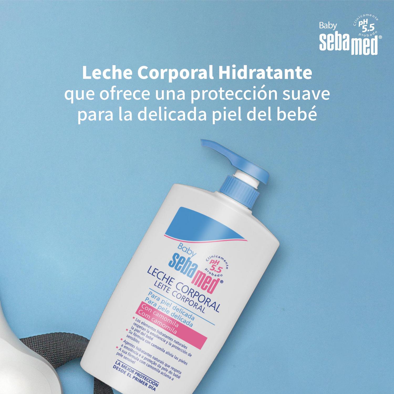 Crema corporal para piel delicada con camomila Baby Sebamed 750 ml.