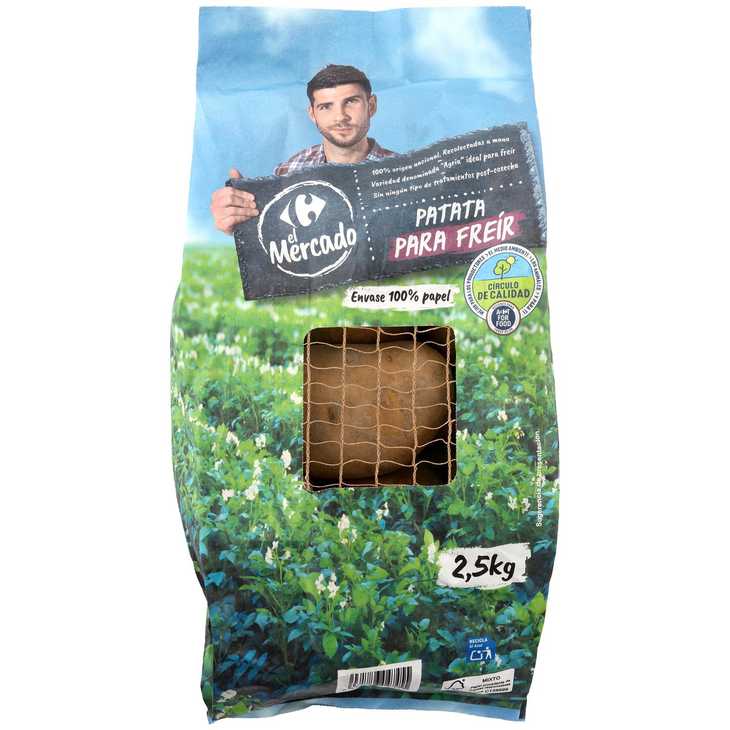 Patata para freír Círculo de Calidad 2,5 kg