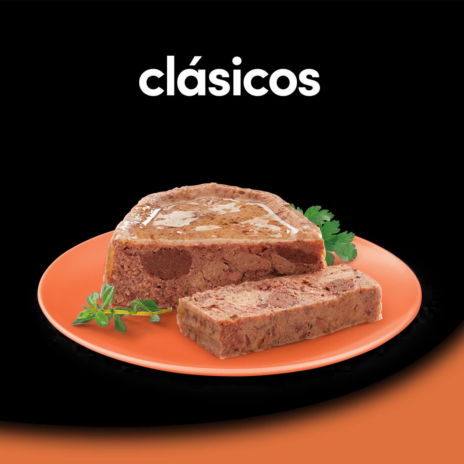 Comida húmeda selección clásicos para perro Cesar pack de 4 unidades de 150 g.