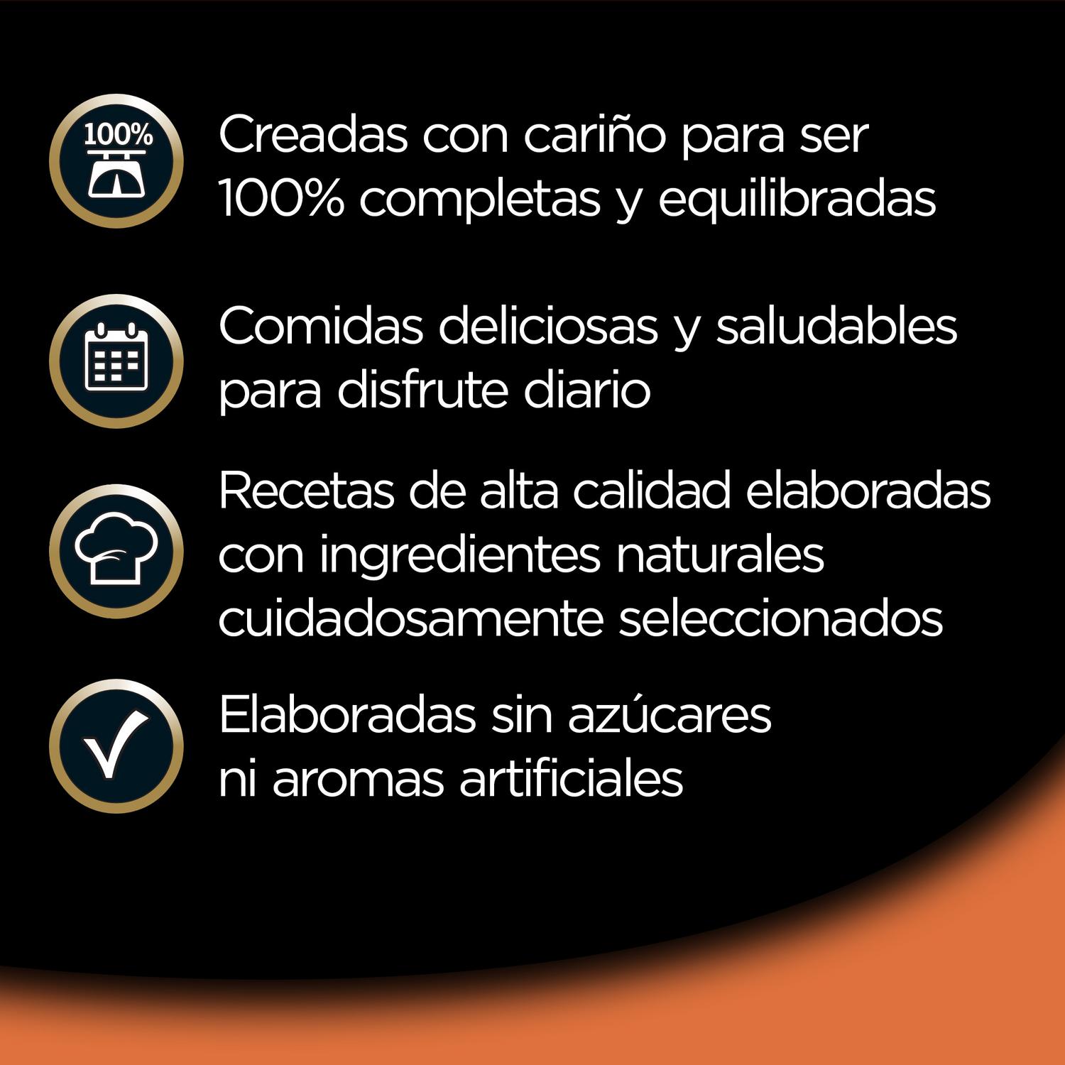 Comida húmeda selección clásicos para perro Cesar pack de 4 unidades de 150 g.