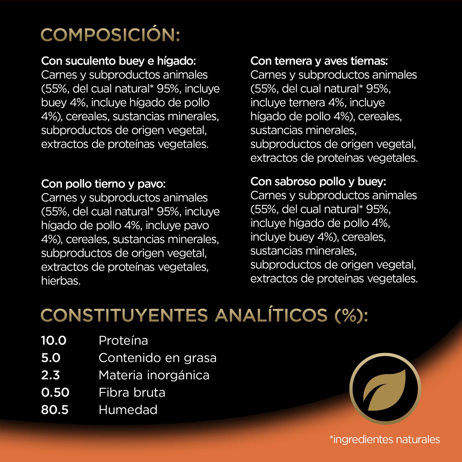 Comida húmeda selección clásicos para perro Cesar pack de 4 unidades de 150 g.