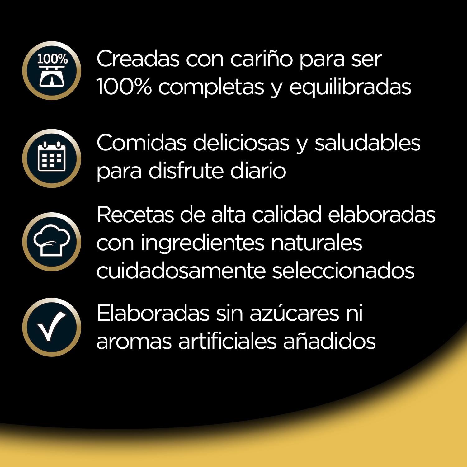 Comida húmeda selección recetas campesinas para perro Cesar pack de 4 unidades de 150 g.
