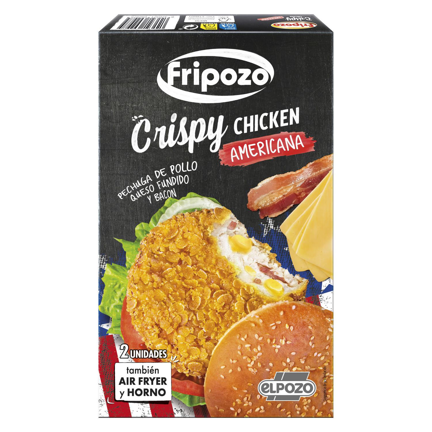 Pechuga de pollo Cryspy Chicken Americana Fripozo 230 g.