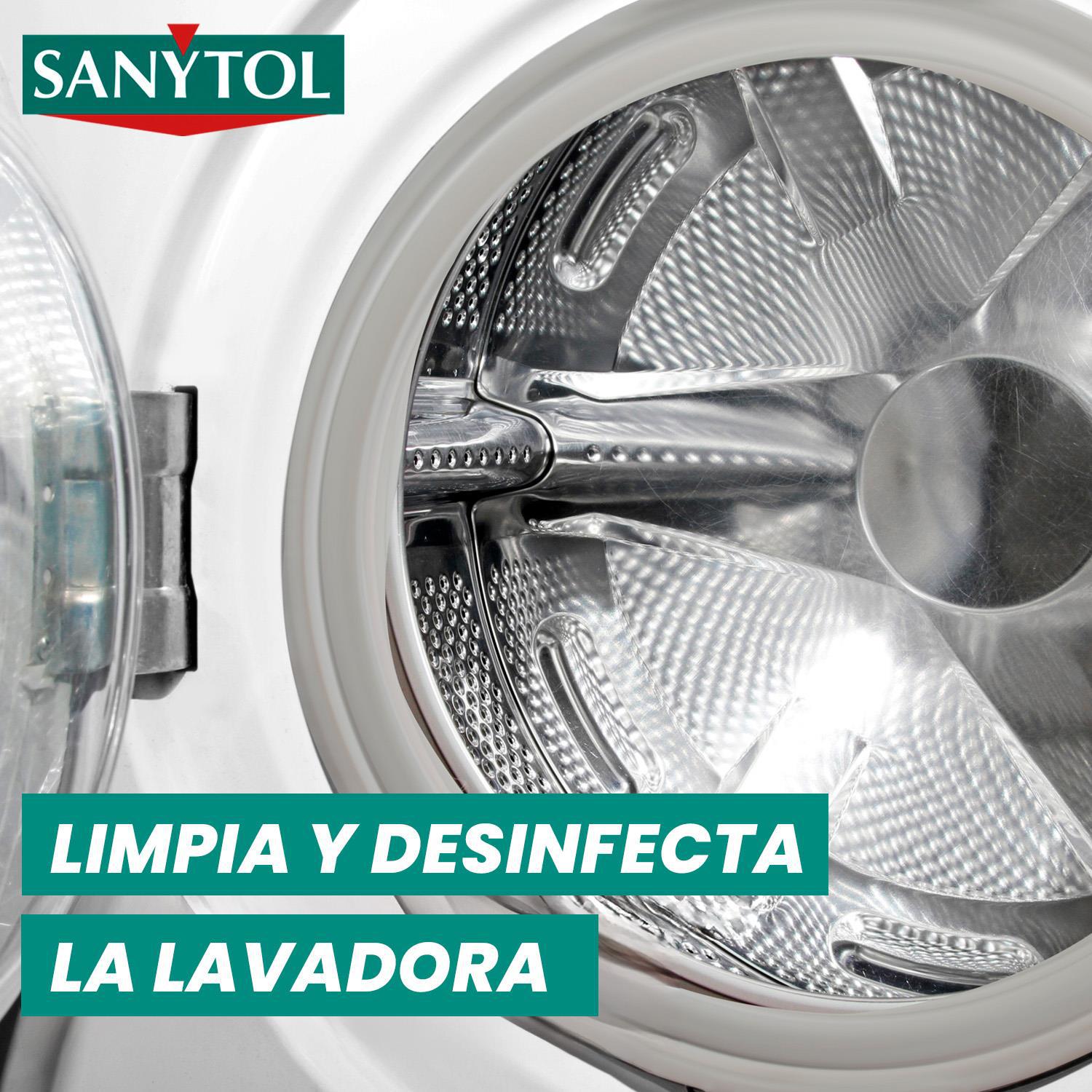 Limpia Lavadoras desinfectante Sanytol 240 ml.