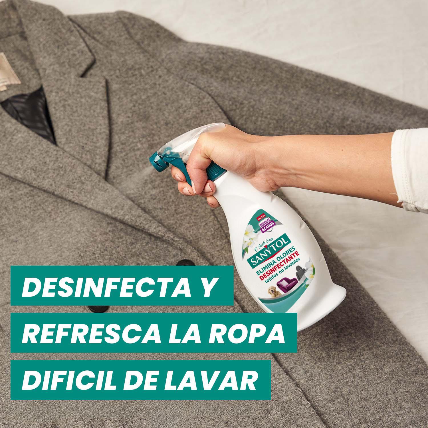 Desinfectante elimina olores textil antialérgenos Sanytol 500 ml.