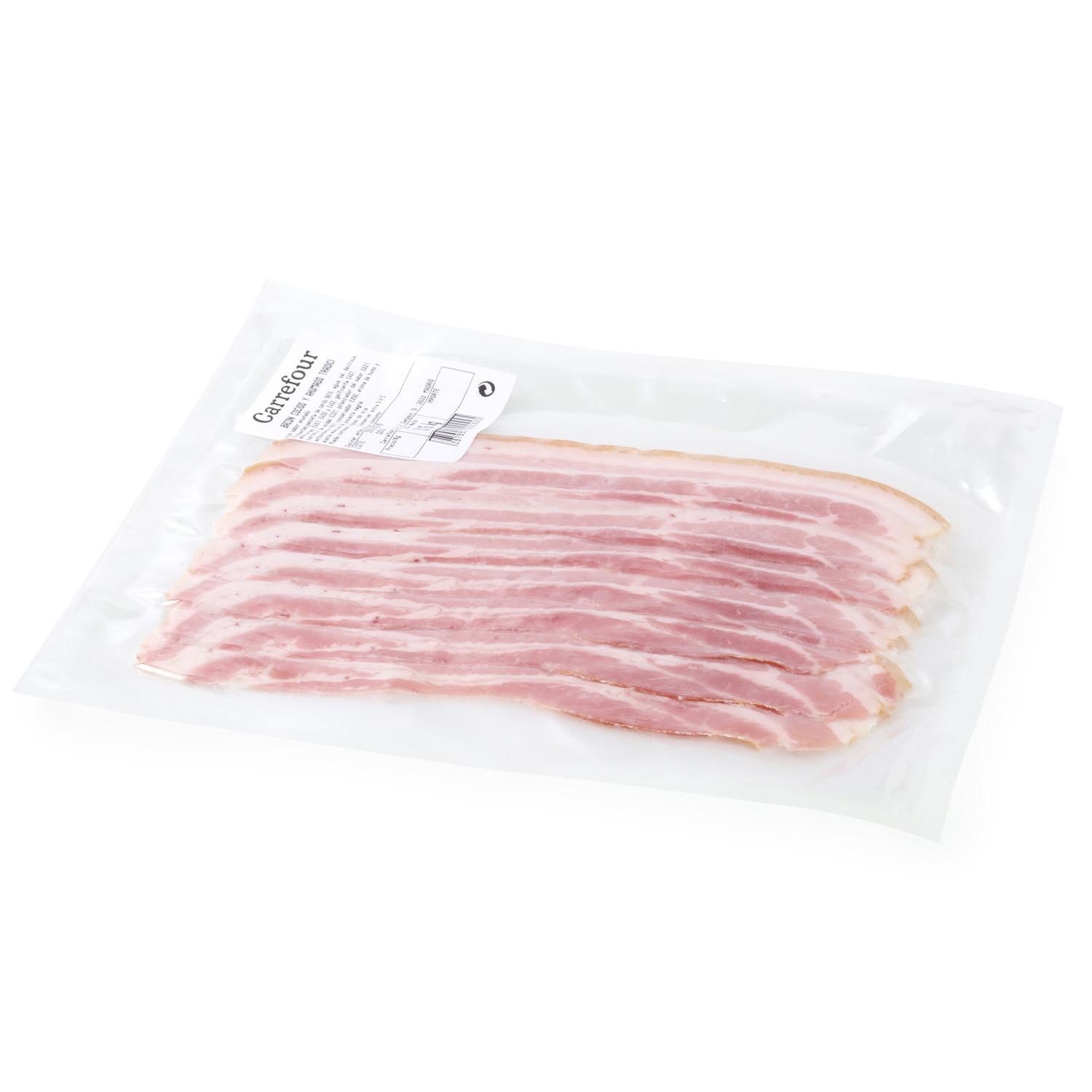 Bacon Ahumado Natural Carrefiur 400 g aprox