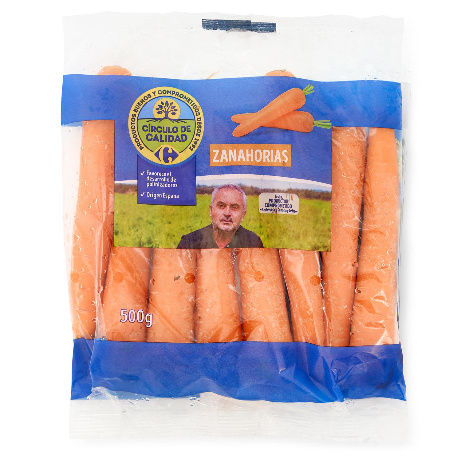 Zanahoria Círculo de Calidad Carrefour 500 g
