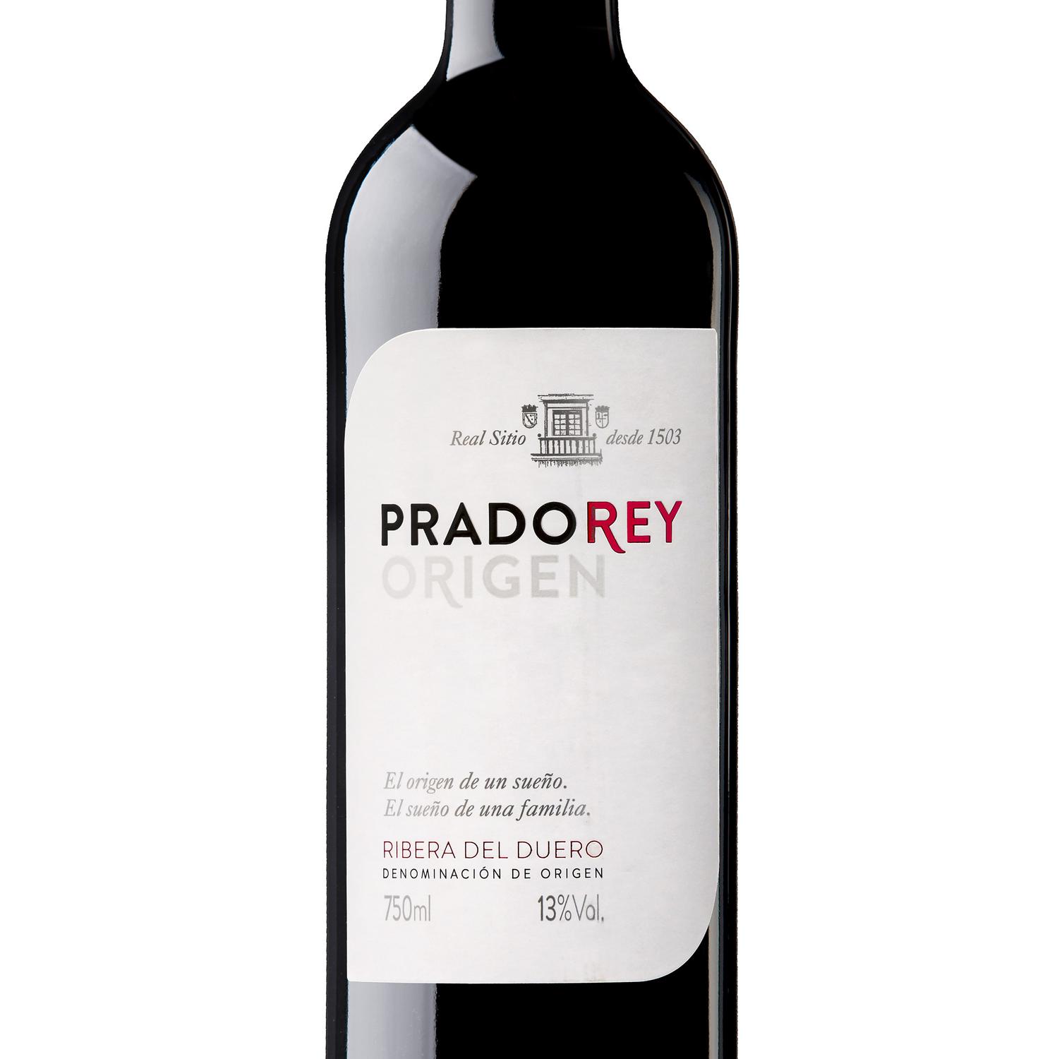 Vino tinto joven tempranillo PradoRey D.O. Ribera del Duero 75 cl.