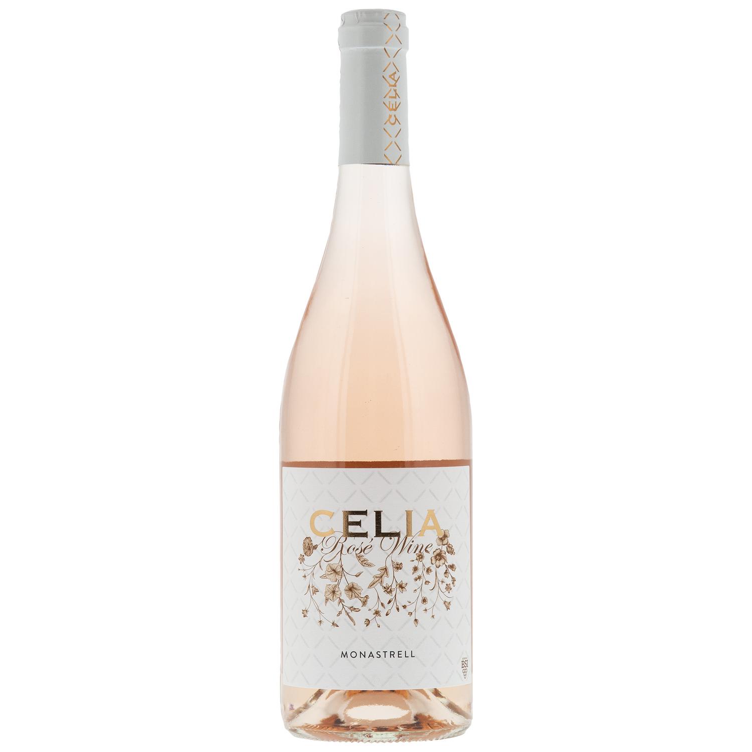 Vino rosado joven monastrell Celia Rosé Vendimia Seleccionda 75 cl.