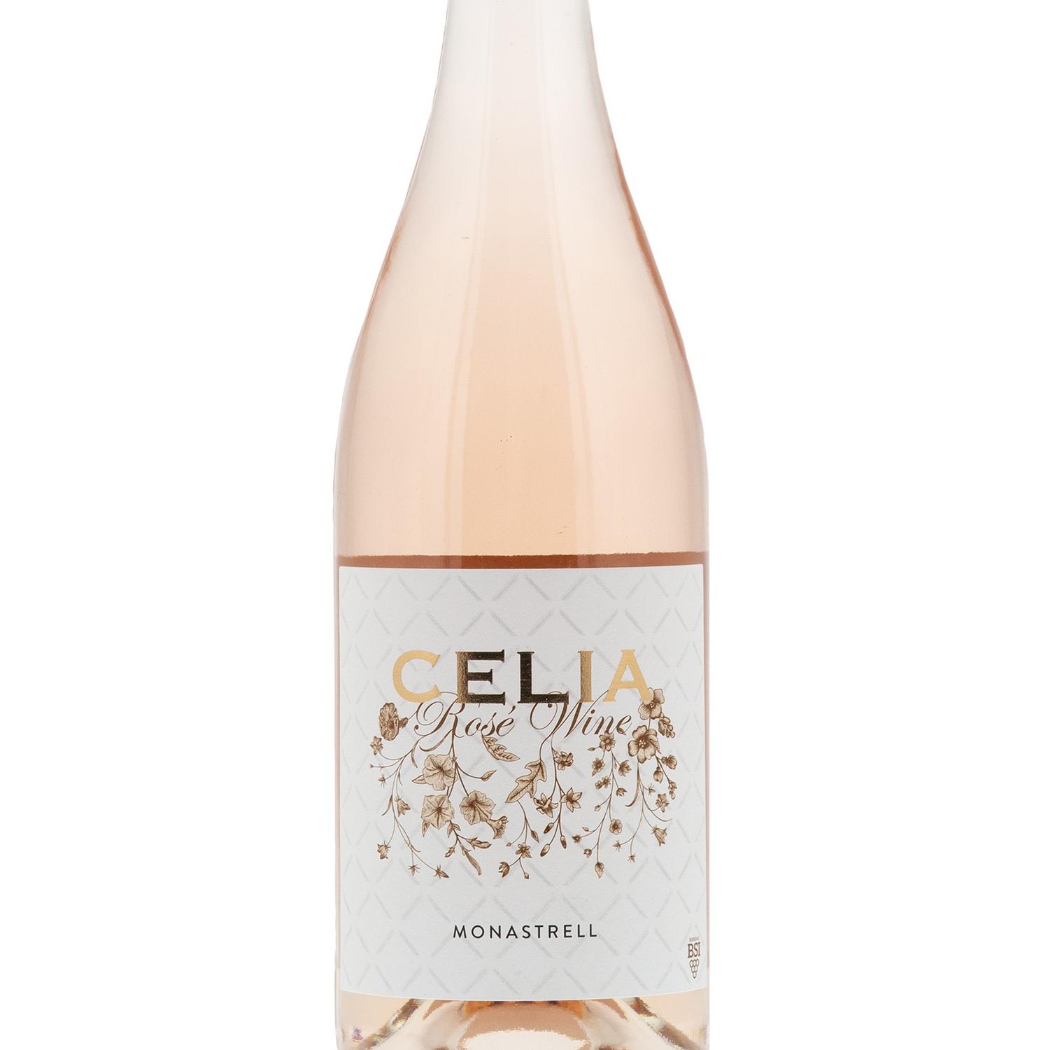 Vino rosado joven monastrell Celia Rosé Vendimia Seleccionda 75 cl.