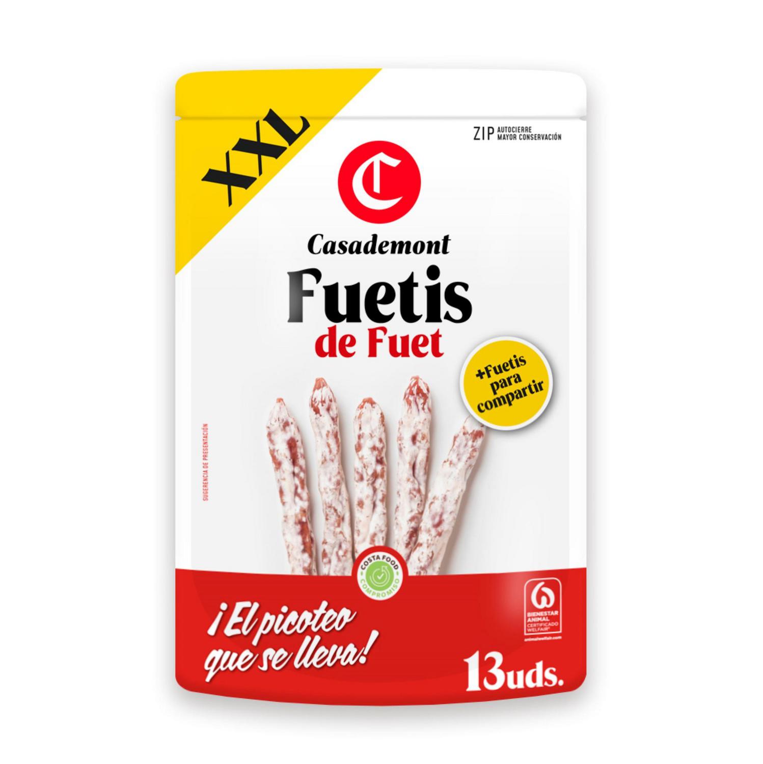 Fuetis de fuet Casademont sin gluten 130 g
