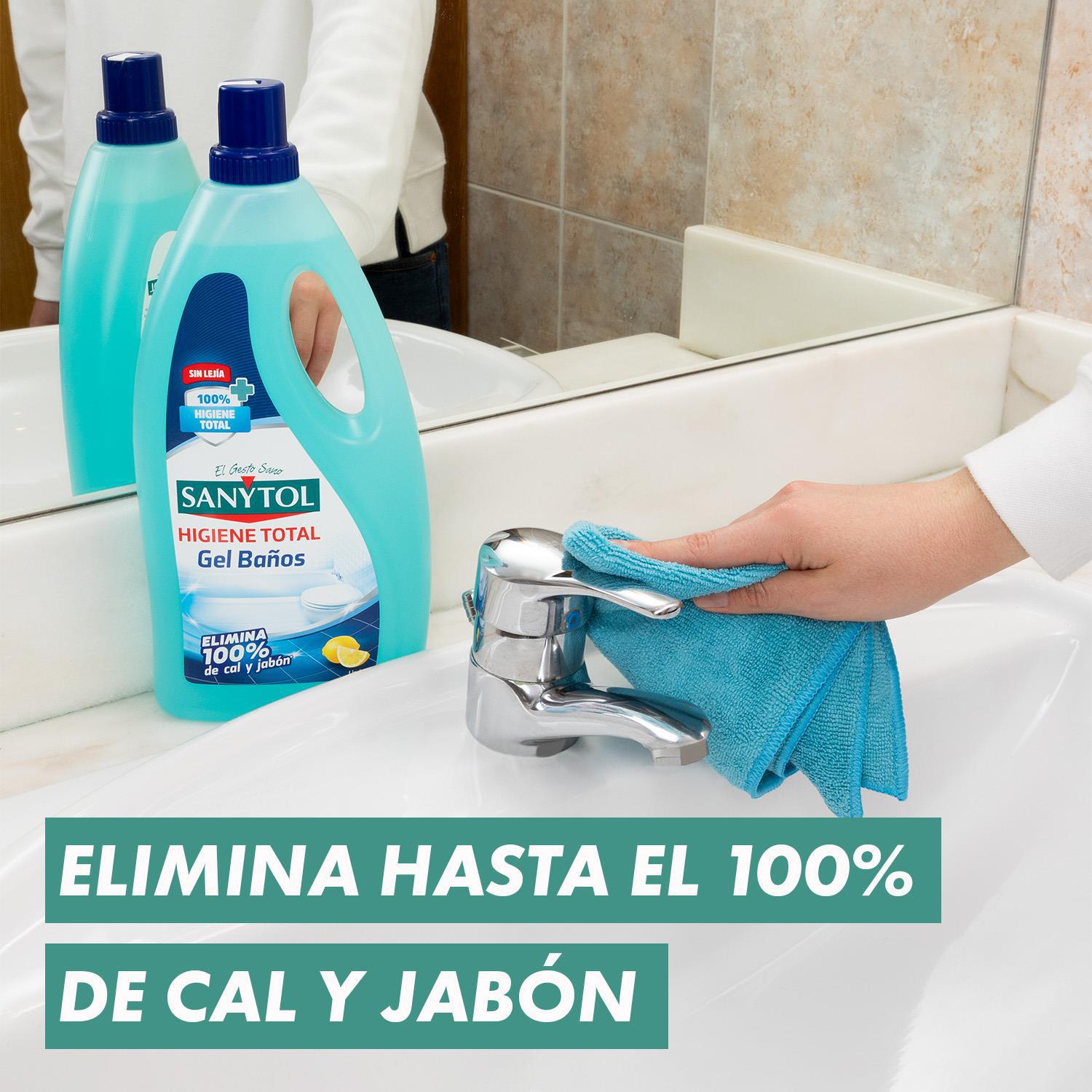 Limpiador higiene total gel baños Sanytol 1,2 l.