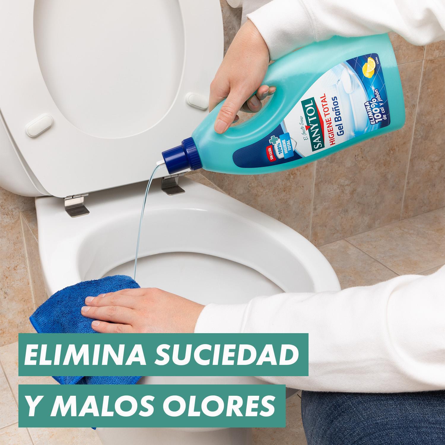 Limpiador higiene total gel baños Sanytol 1,2 l.