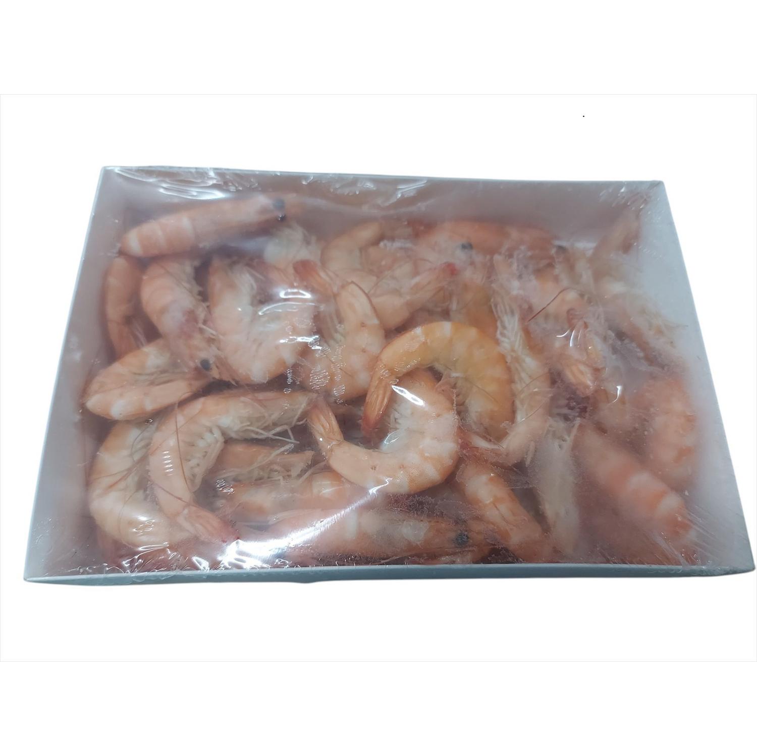 Langostino vannamei cocido 30/40 piezas Carrefour Classic 400 g.