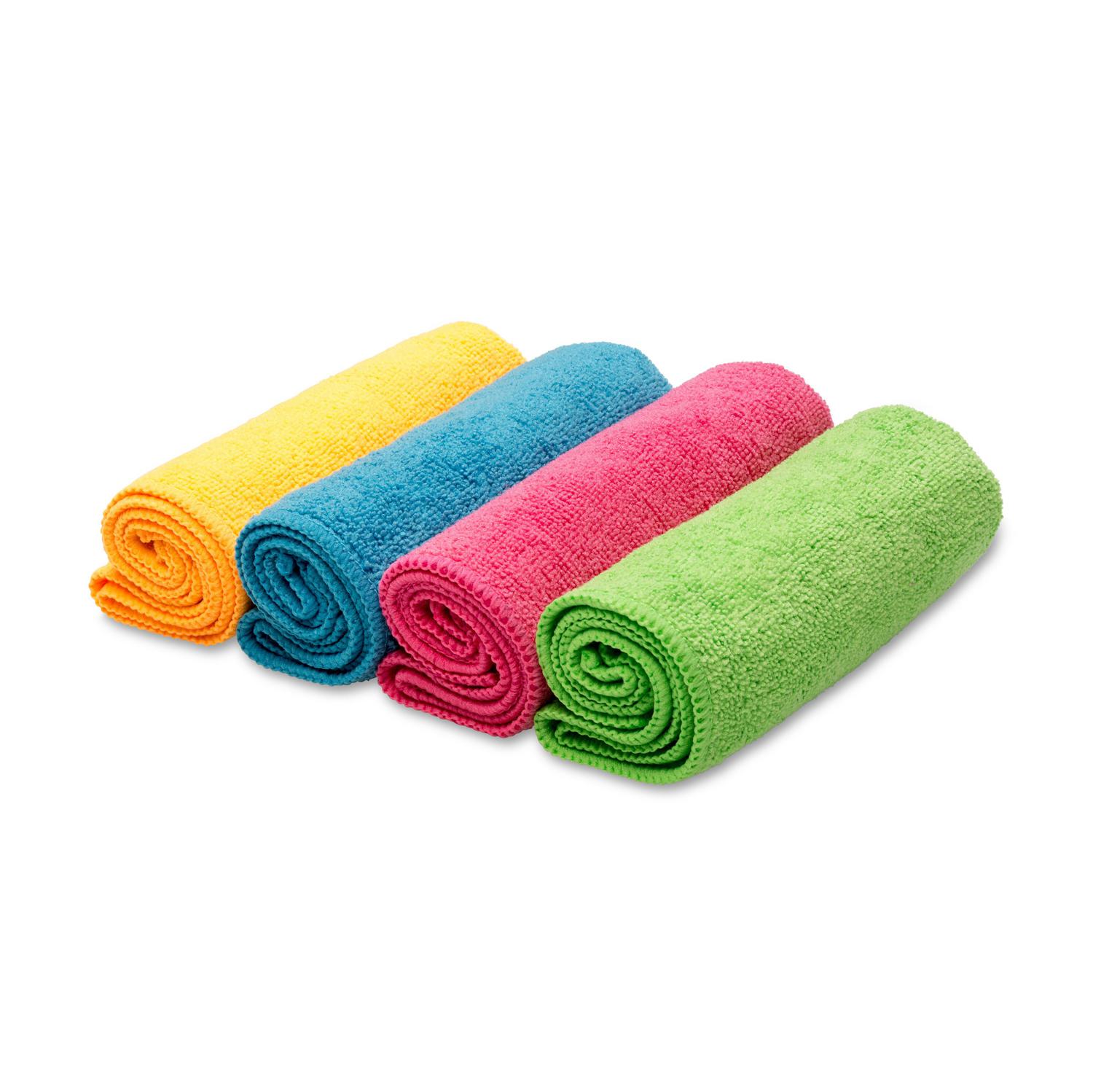 Set de 4 Bayetas Multiusos Microfibra VILEDA Microfibre Colors XL
