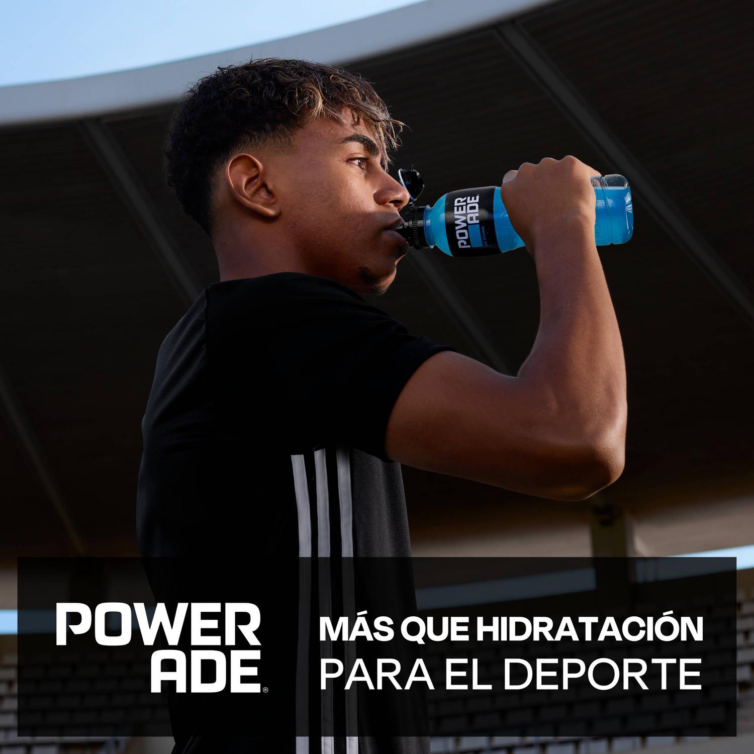 Powerade Ice Storm bebida isotónica botella 50 cl.