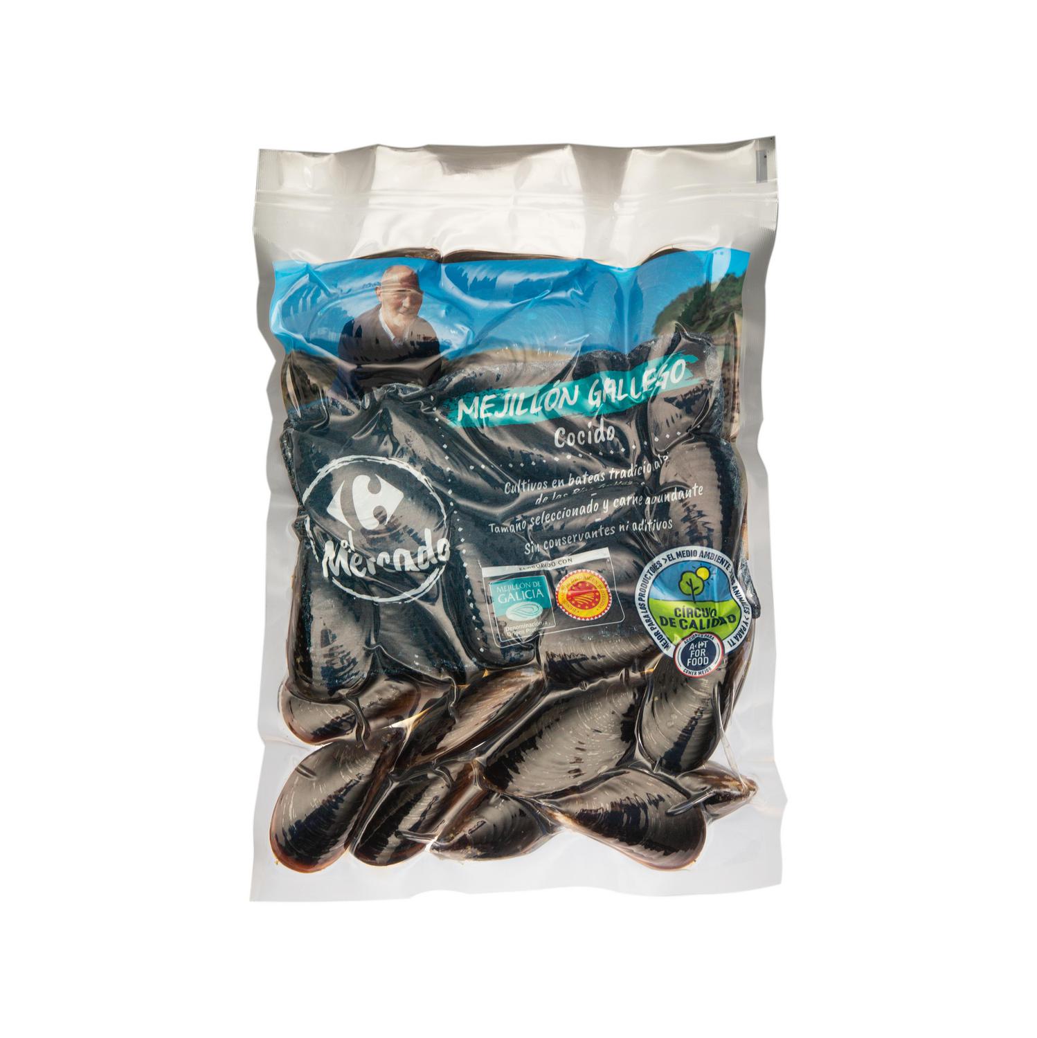 Mejillón Gallego cocido Círculo de Calidad 1 kg