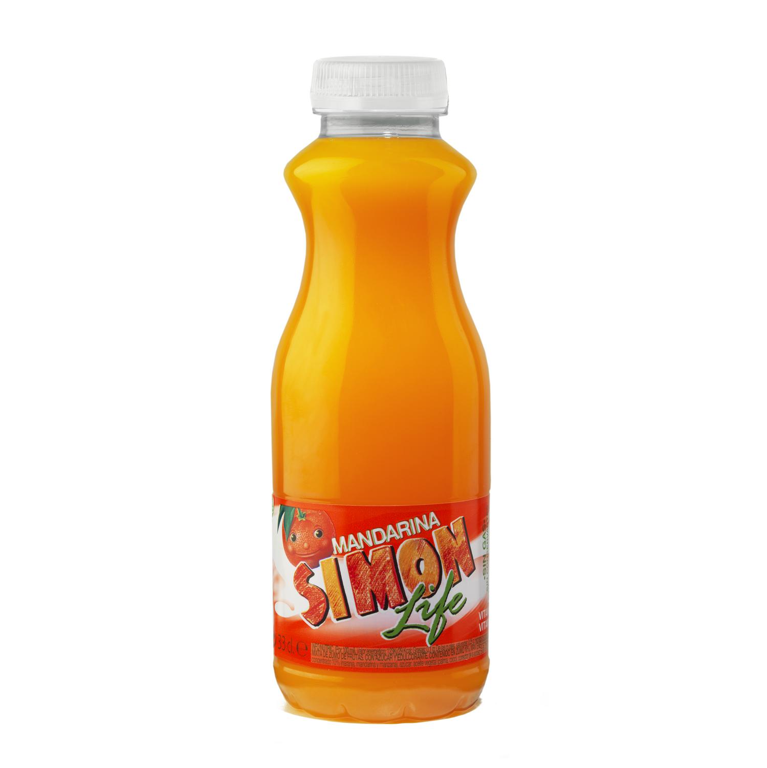 Bebida refrescante naranja Simon Life 33 cl.
