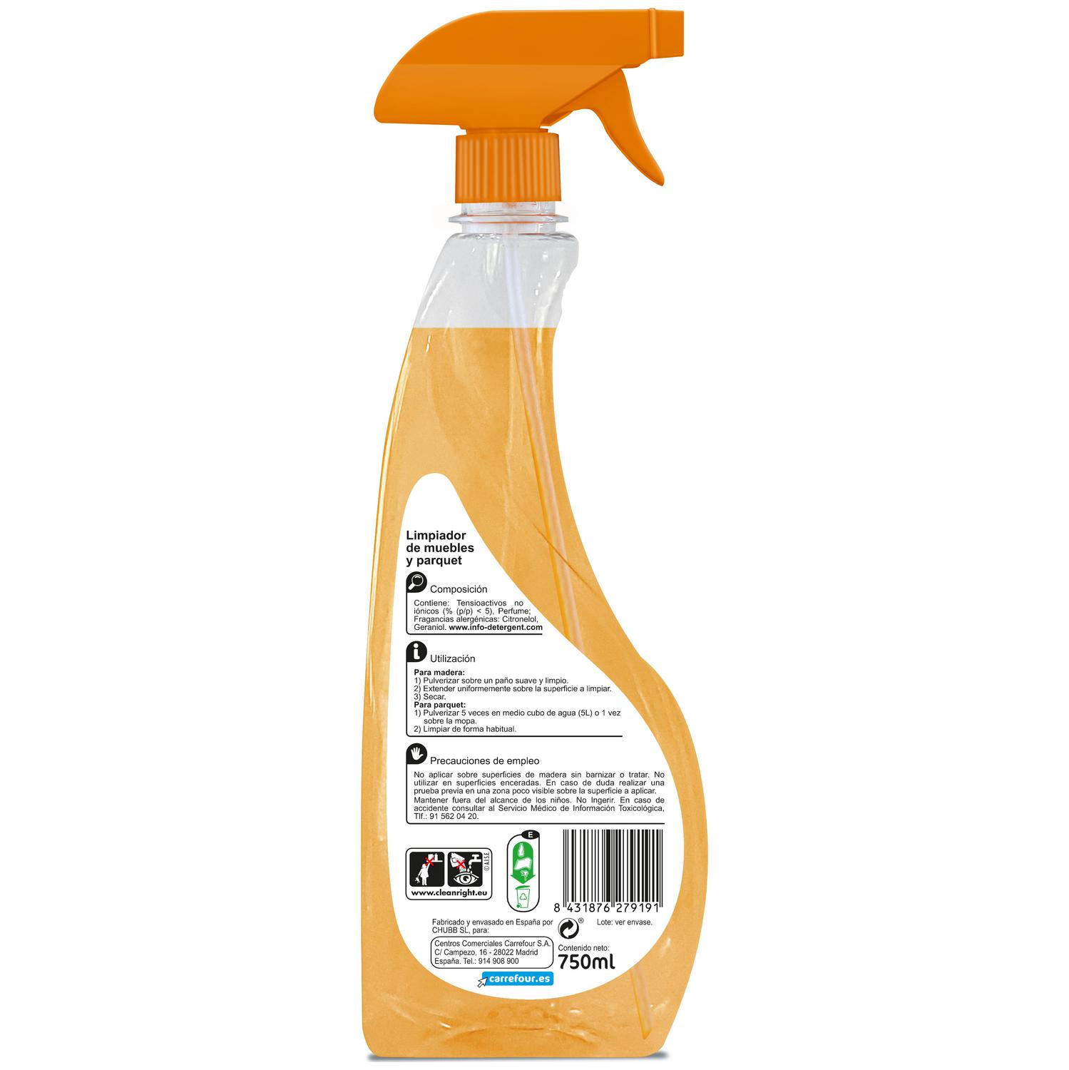 Limpia muebles Carrefour Expert 750 ml.