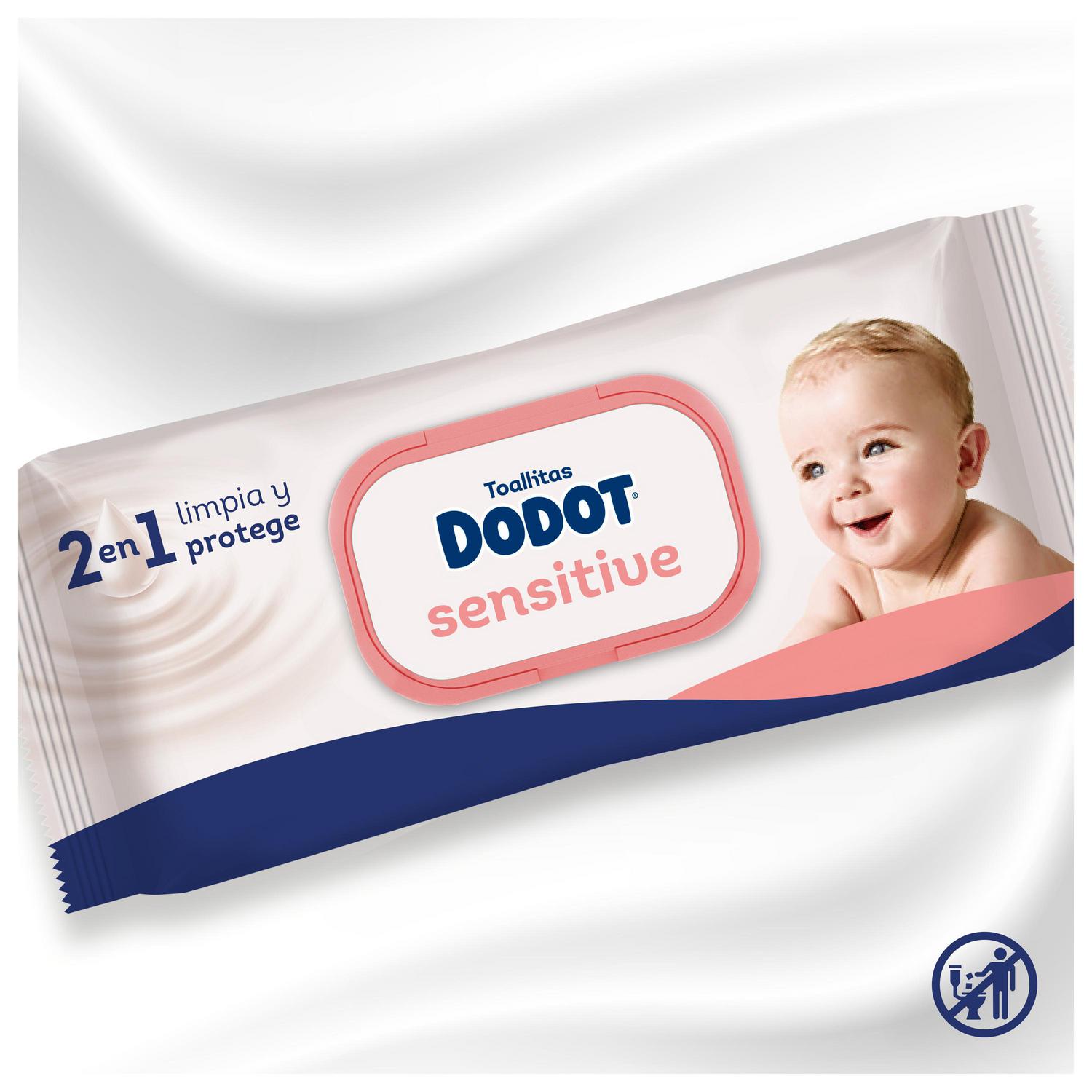 Toallitas de bebé Dodot Sensitive 54 ud.