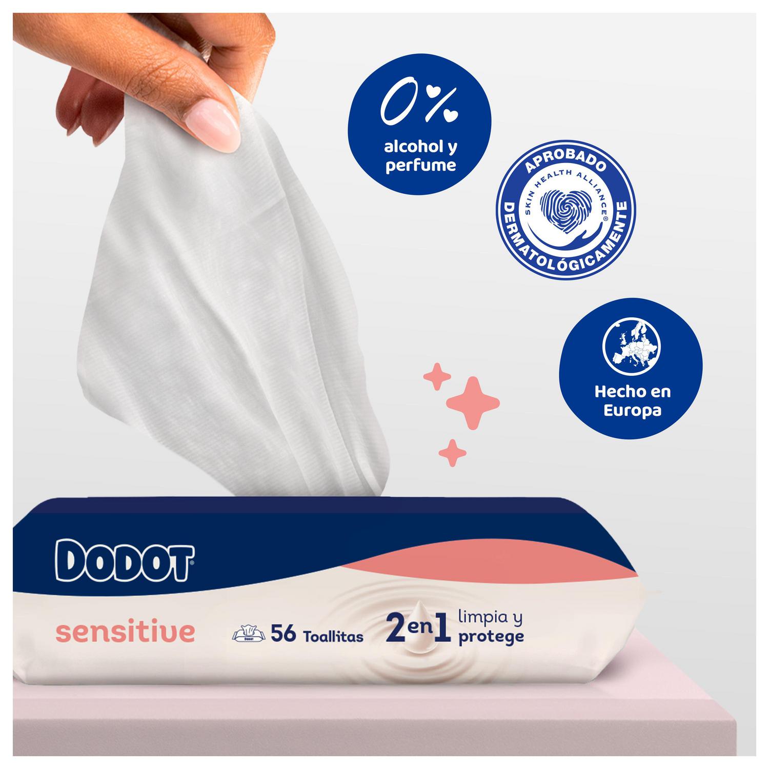 Toallitas de bebé Dodot Sensitive 54 ud.