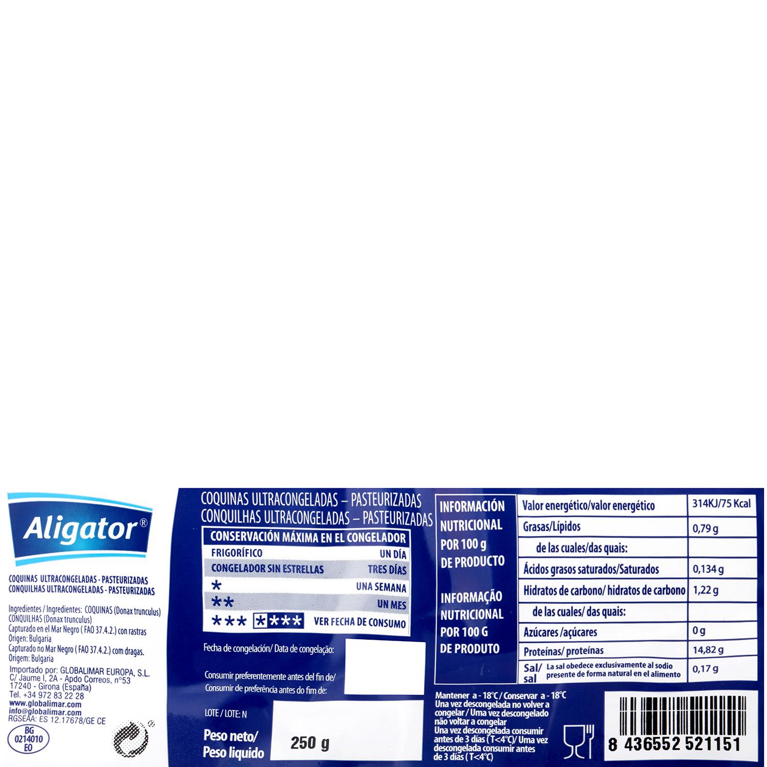 Coquina 250 g