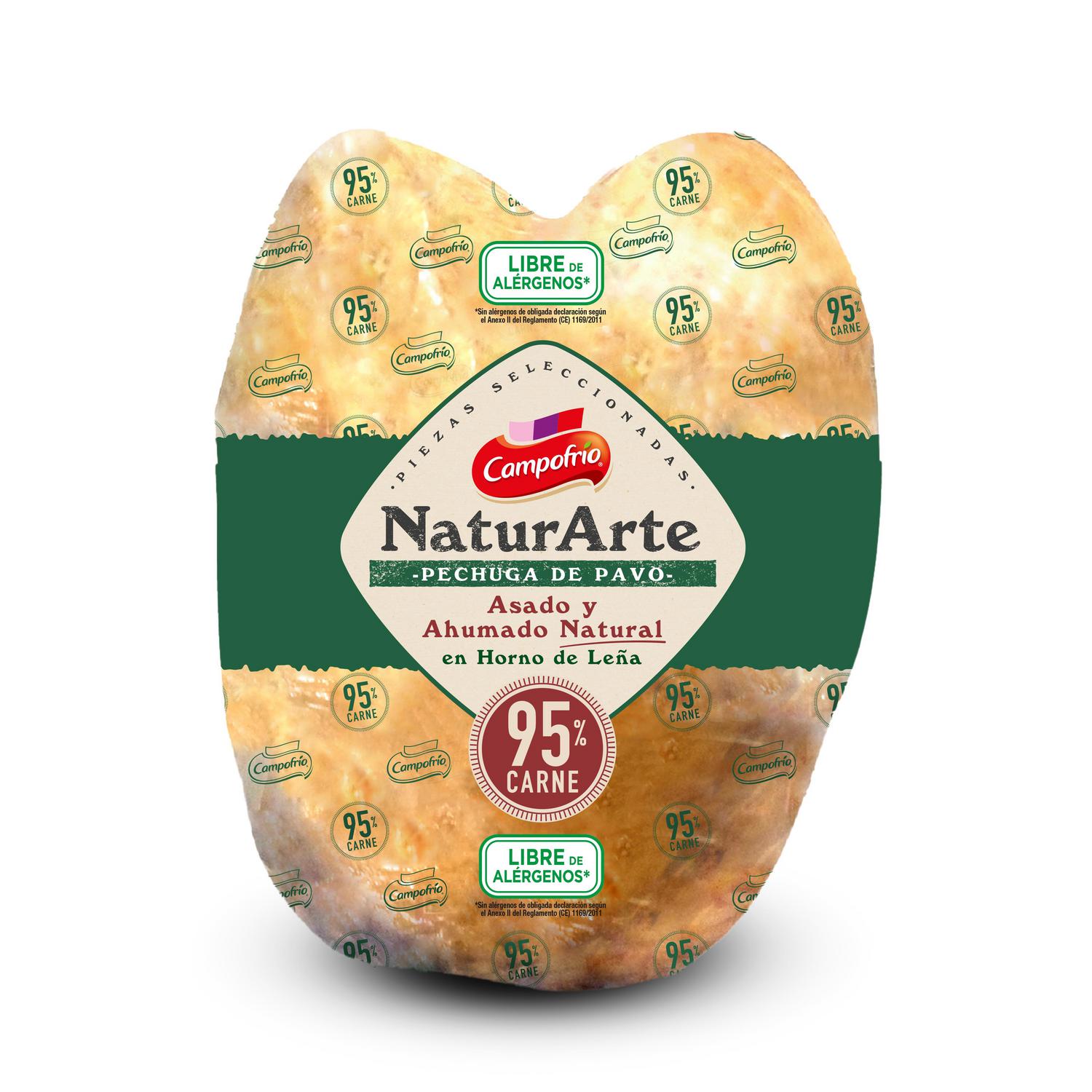 Pechuga de pavo cocida al corte NaturArte Campofrío 150 g aprox
