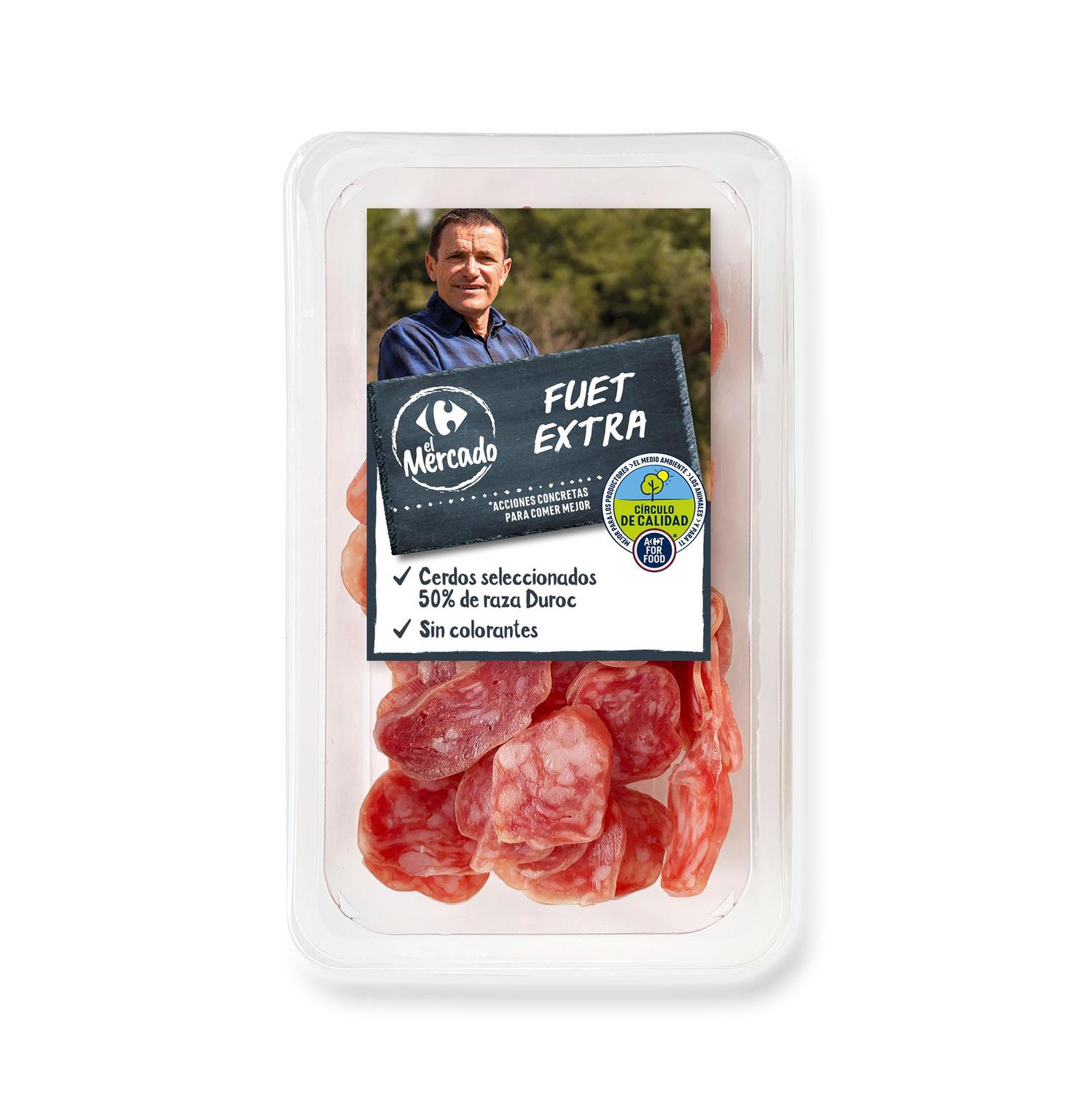 Fuet extra en lonchas Círculo de Calidad 100 g