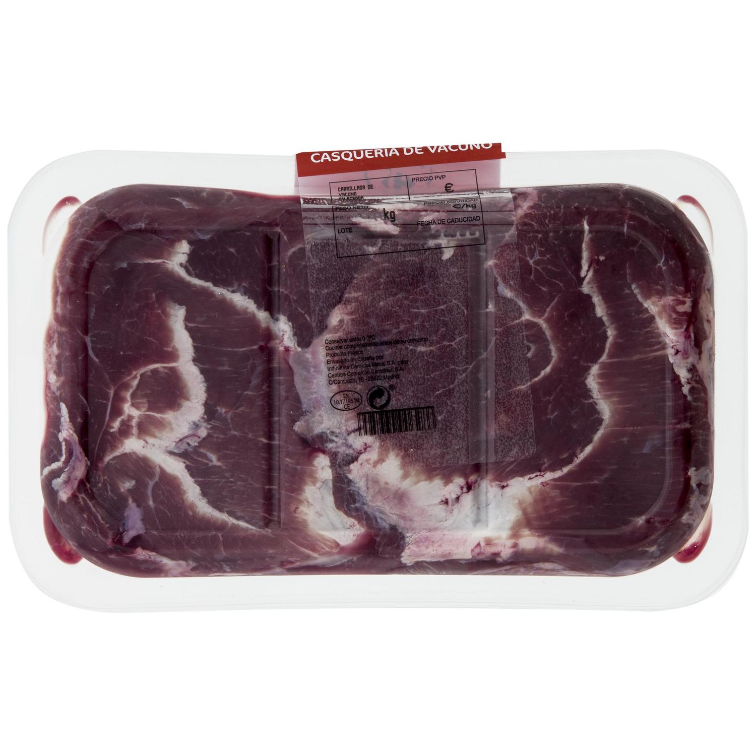 Carrillada de vacuno El Mercado 450 g aprox