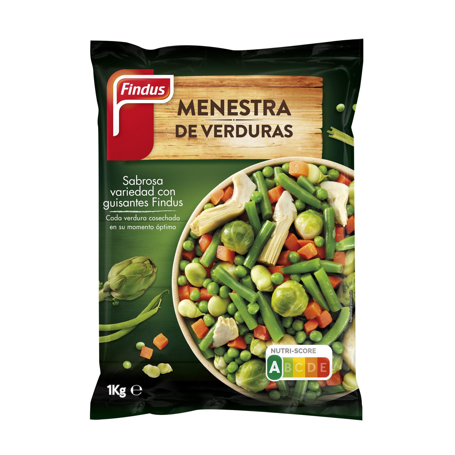 Menestra de verduras Findus 1 kg.
