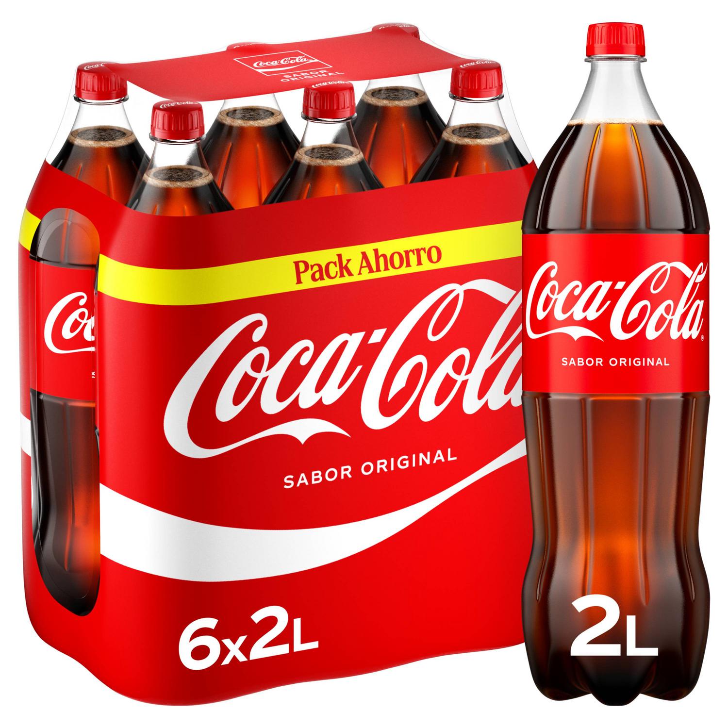 Coca Cola pack 6 botellas 2 l.