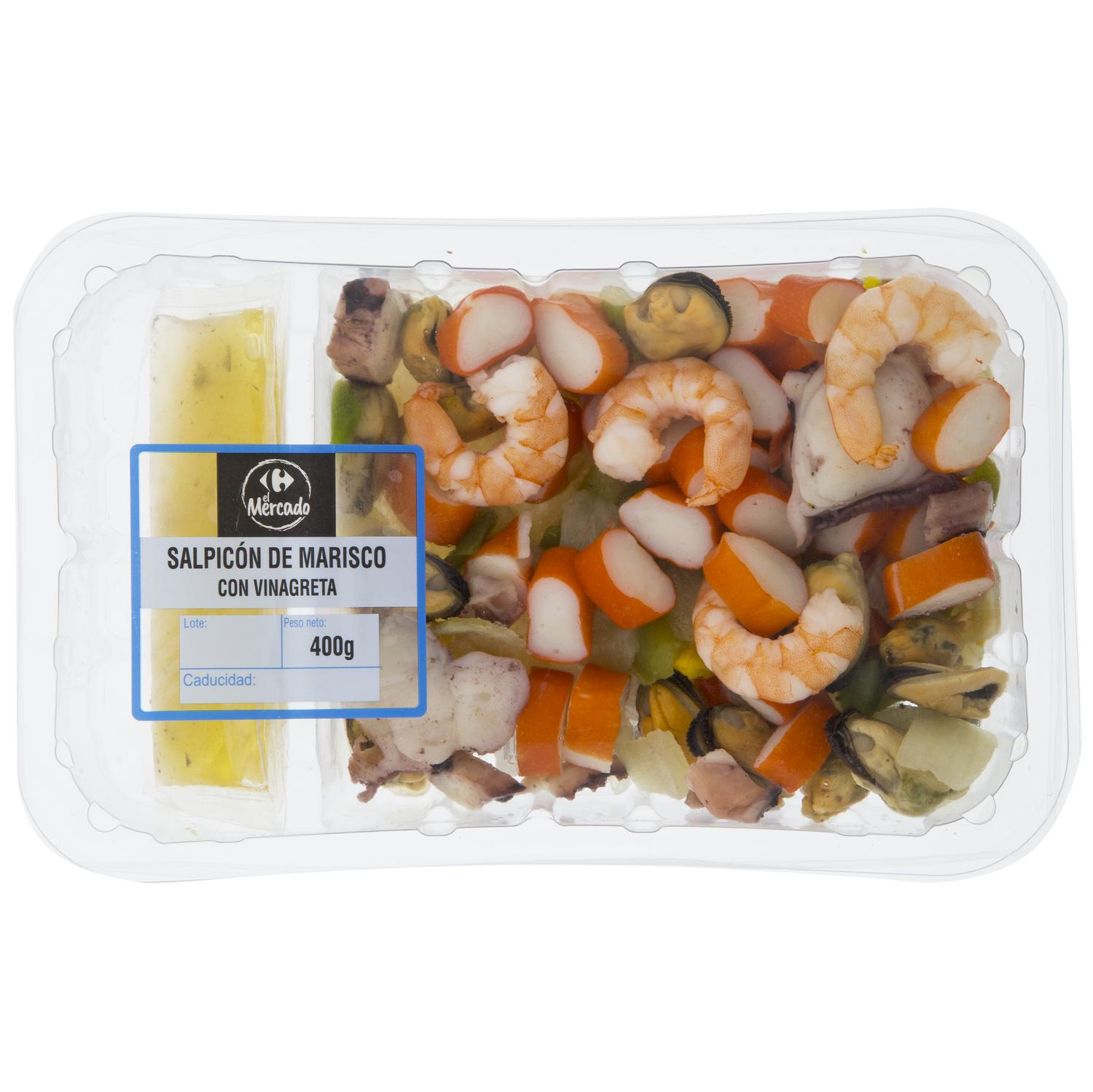 Salpicón de marisco con vinagreta Carrefour El Mercado 400 g
