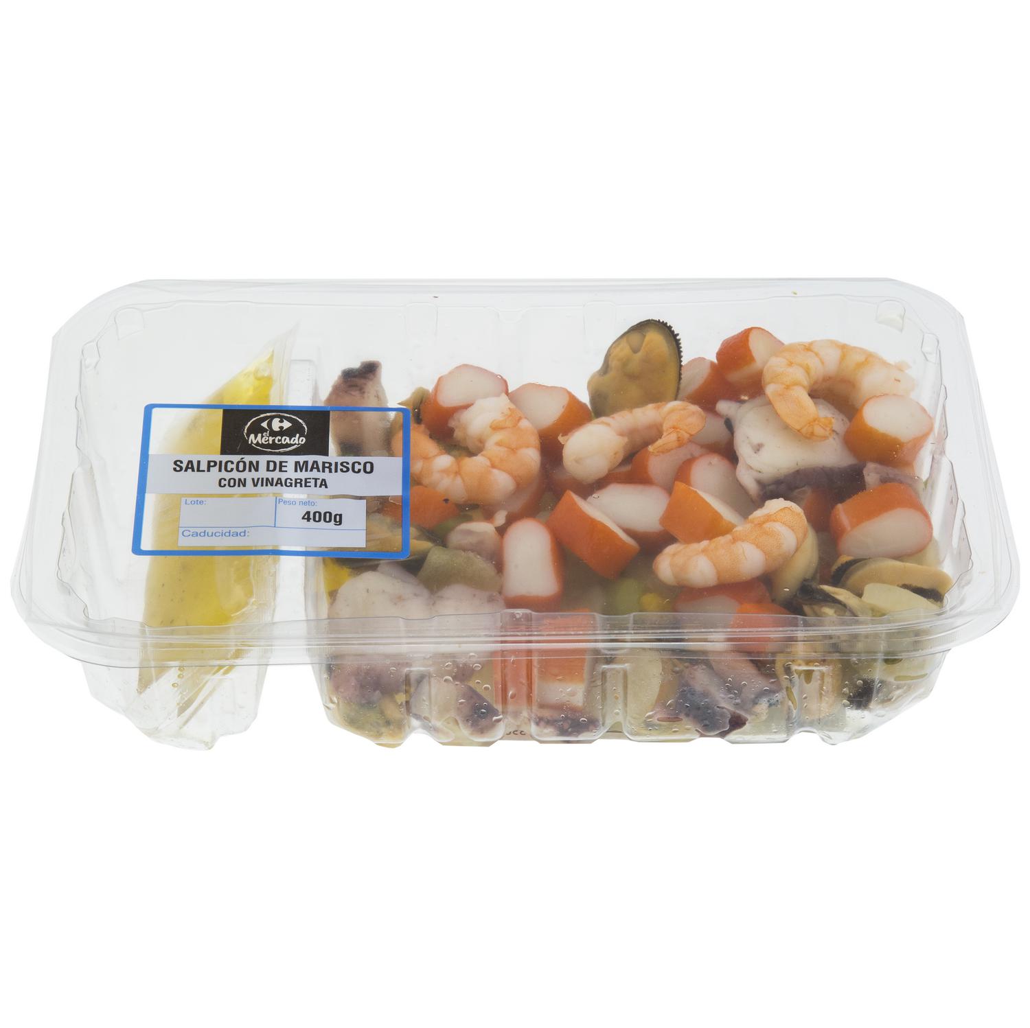 Salpicón de marisco con vinagreta Carrefour El Mercado 400 g