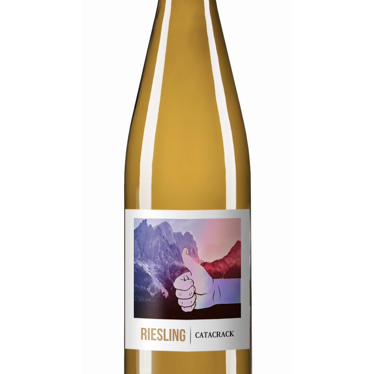 Vino blanco joven riesling Catacrack 75 cl.