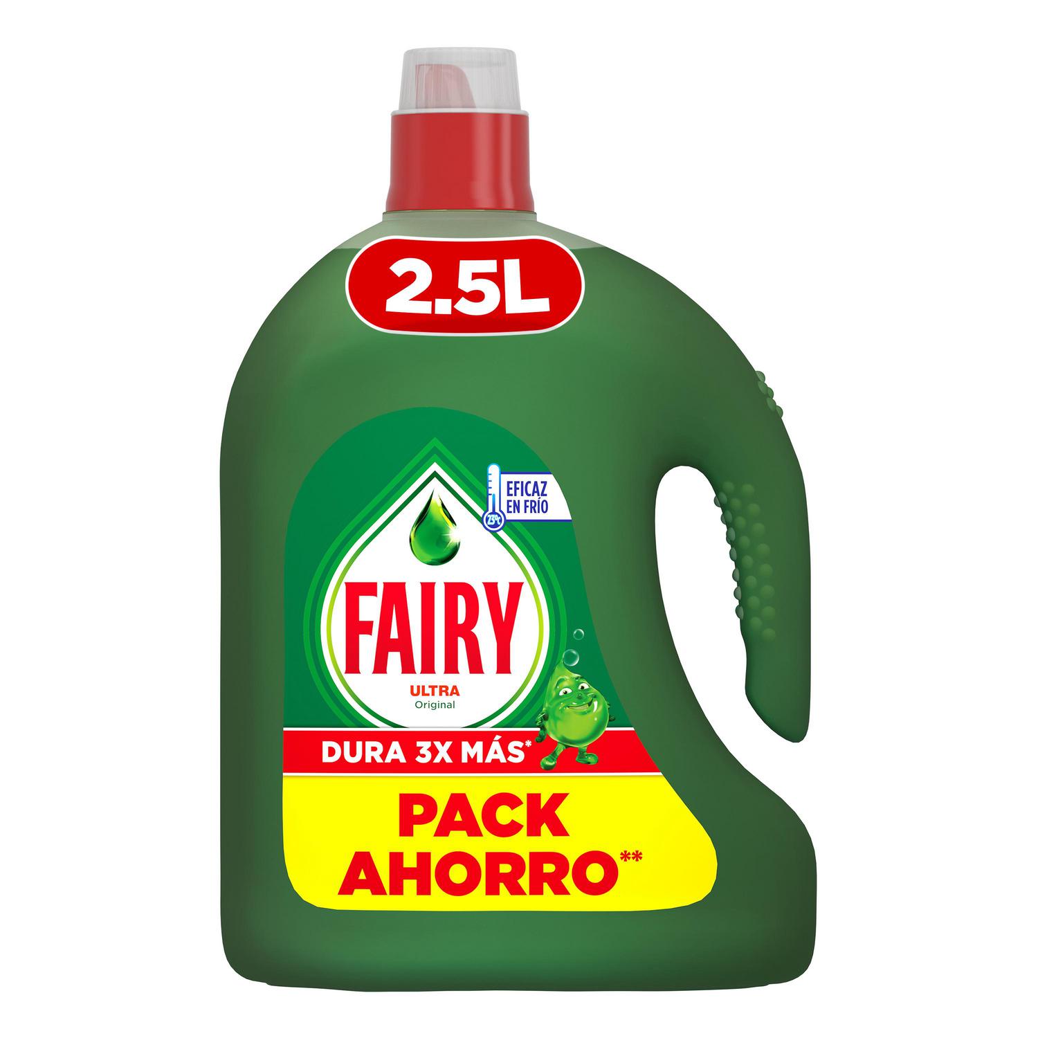 Gel para lavavajillas ultra original Fairy 2,5 l.