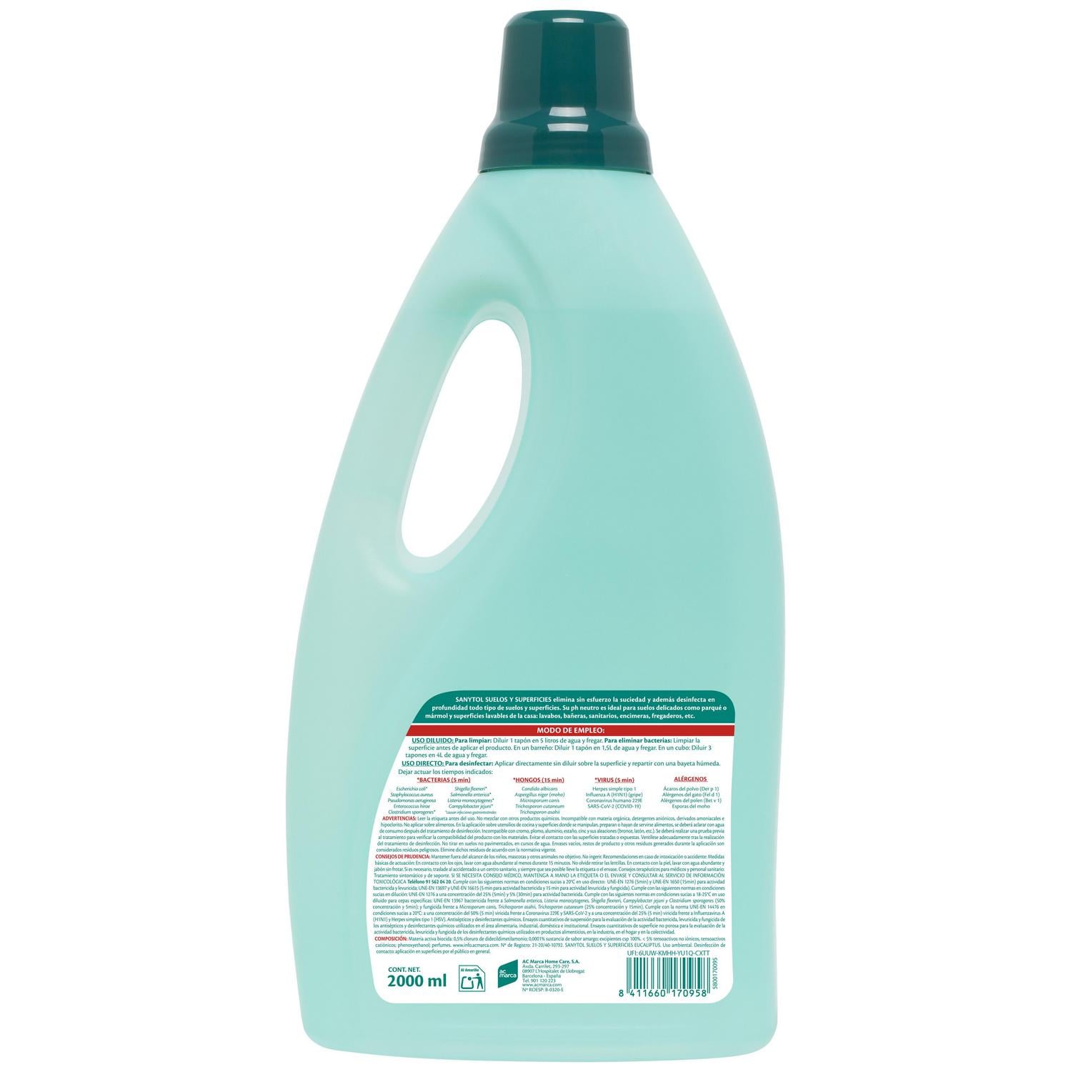 Limpiador desinfectante limpiahogar Sanytol 2 l.