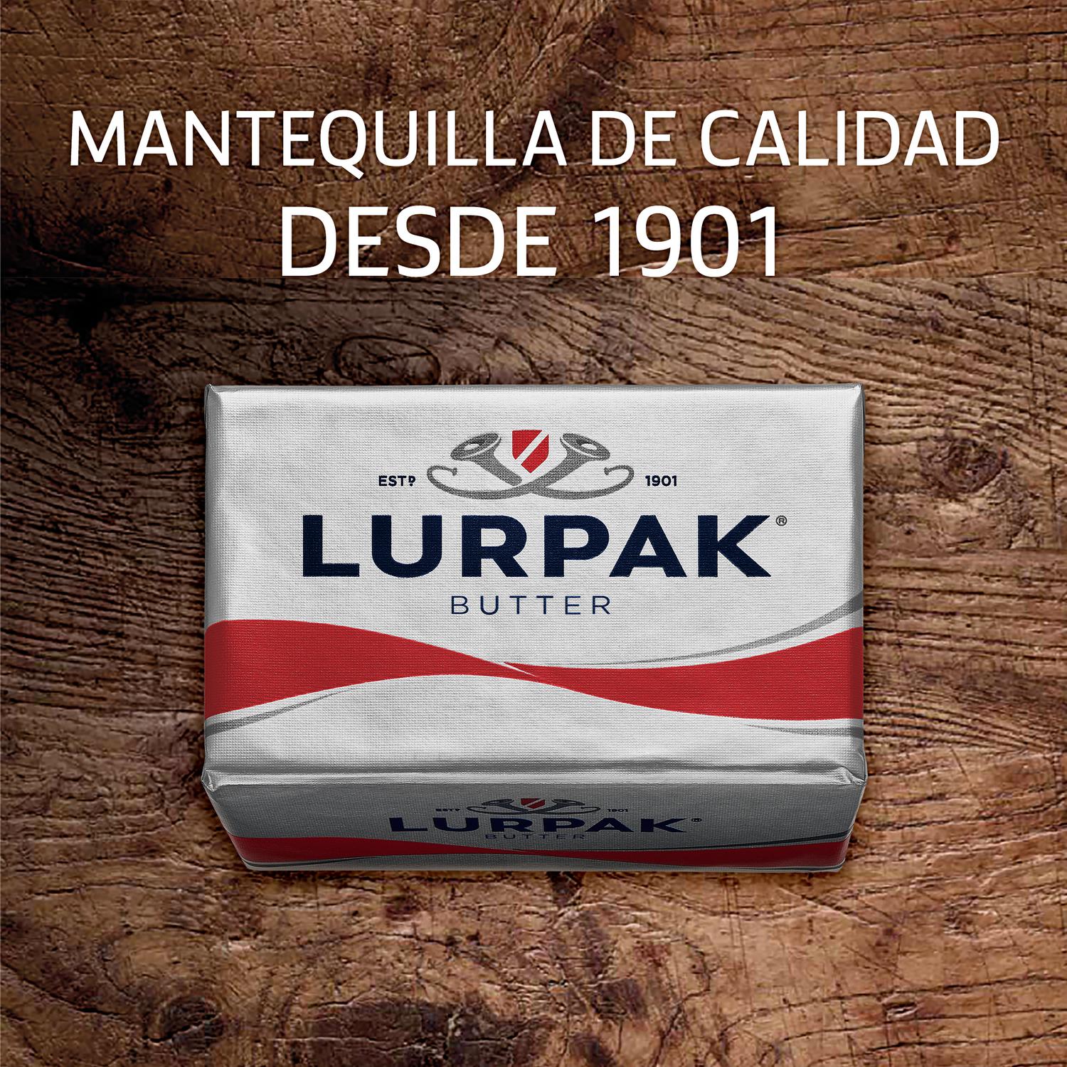 Mantequilla sin sal Lurpak 200 g.