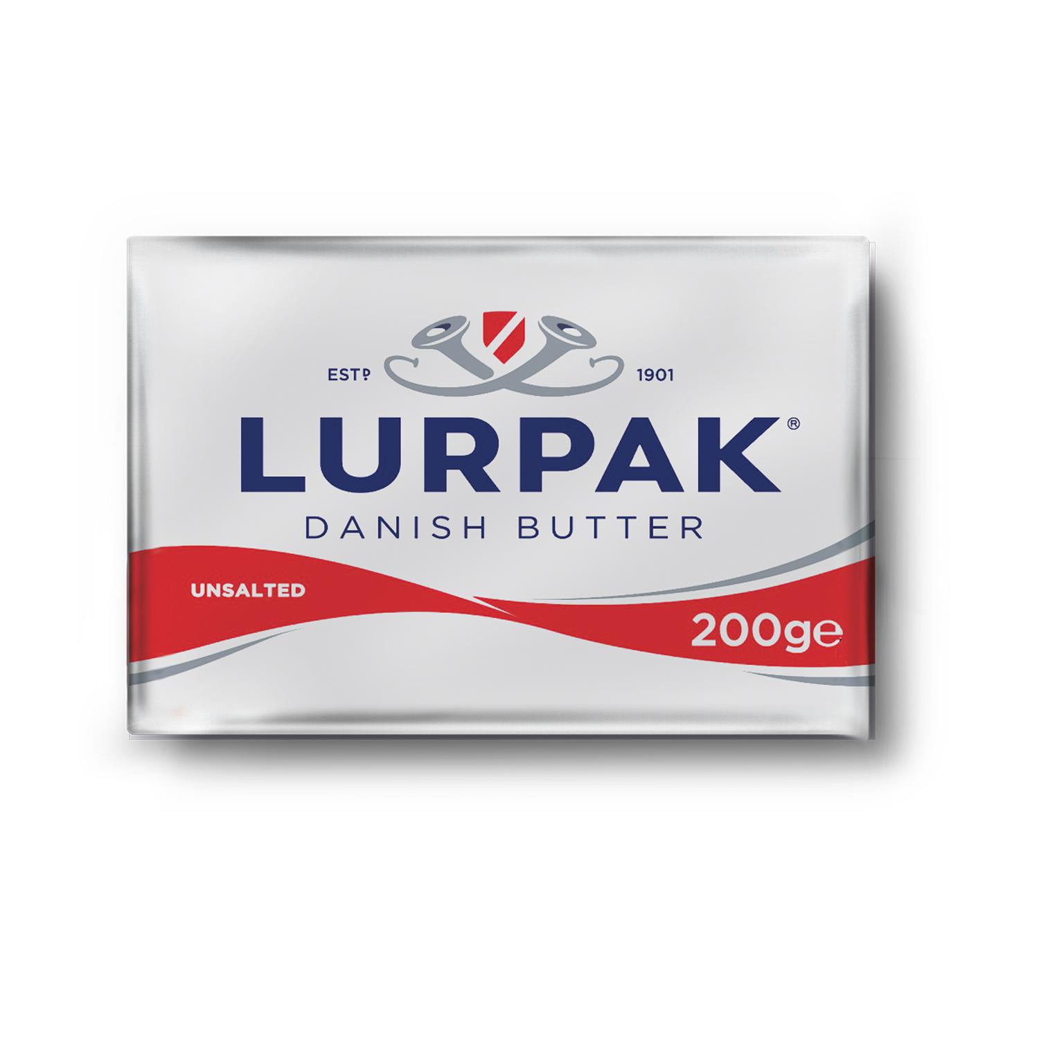 Mantequilla sin sal Lurpak 200 g.