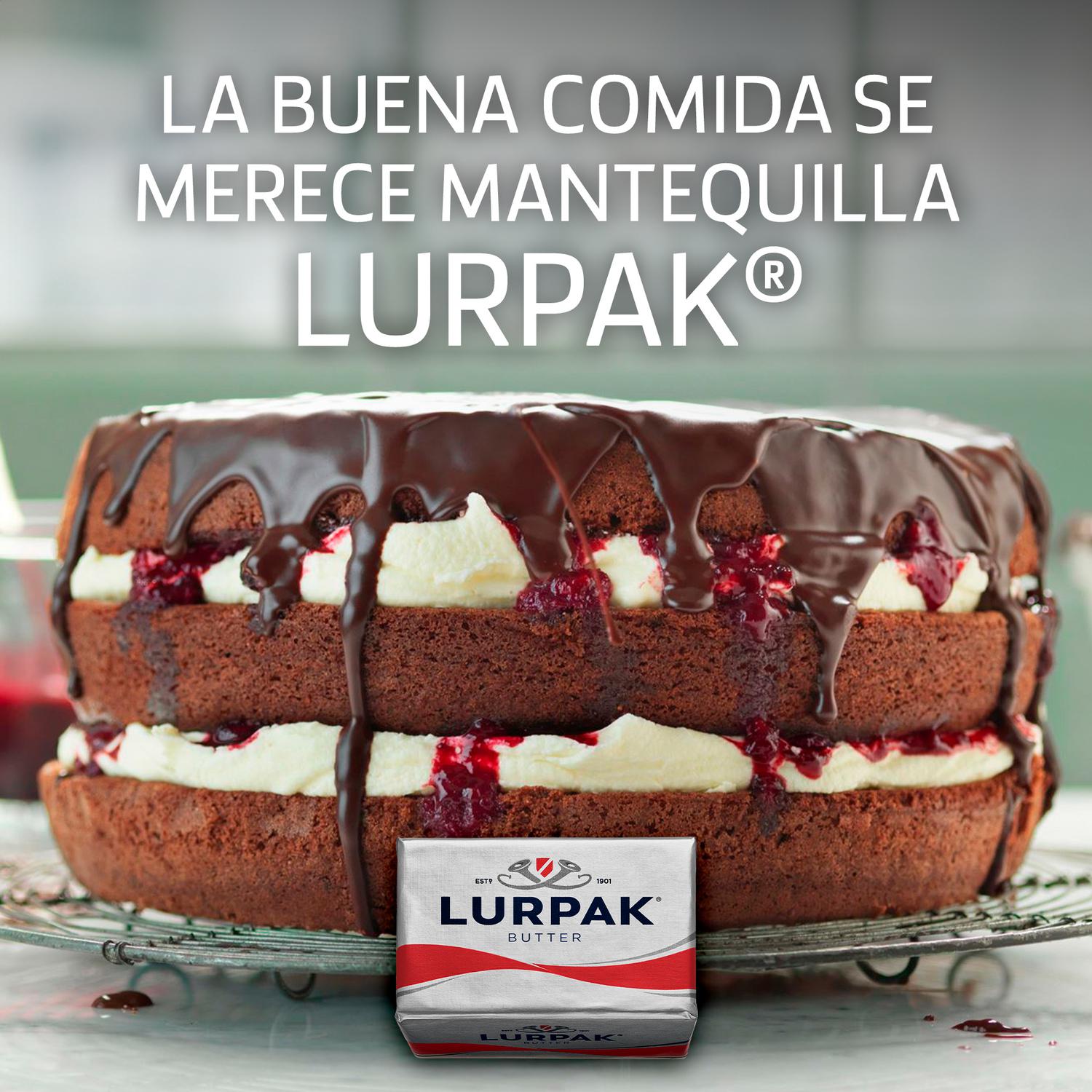 Mantequilla sin sal Lurpak 200 g.