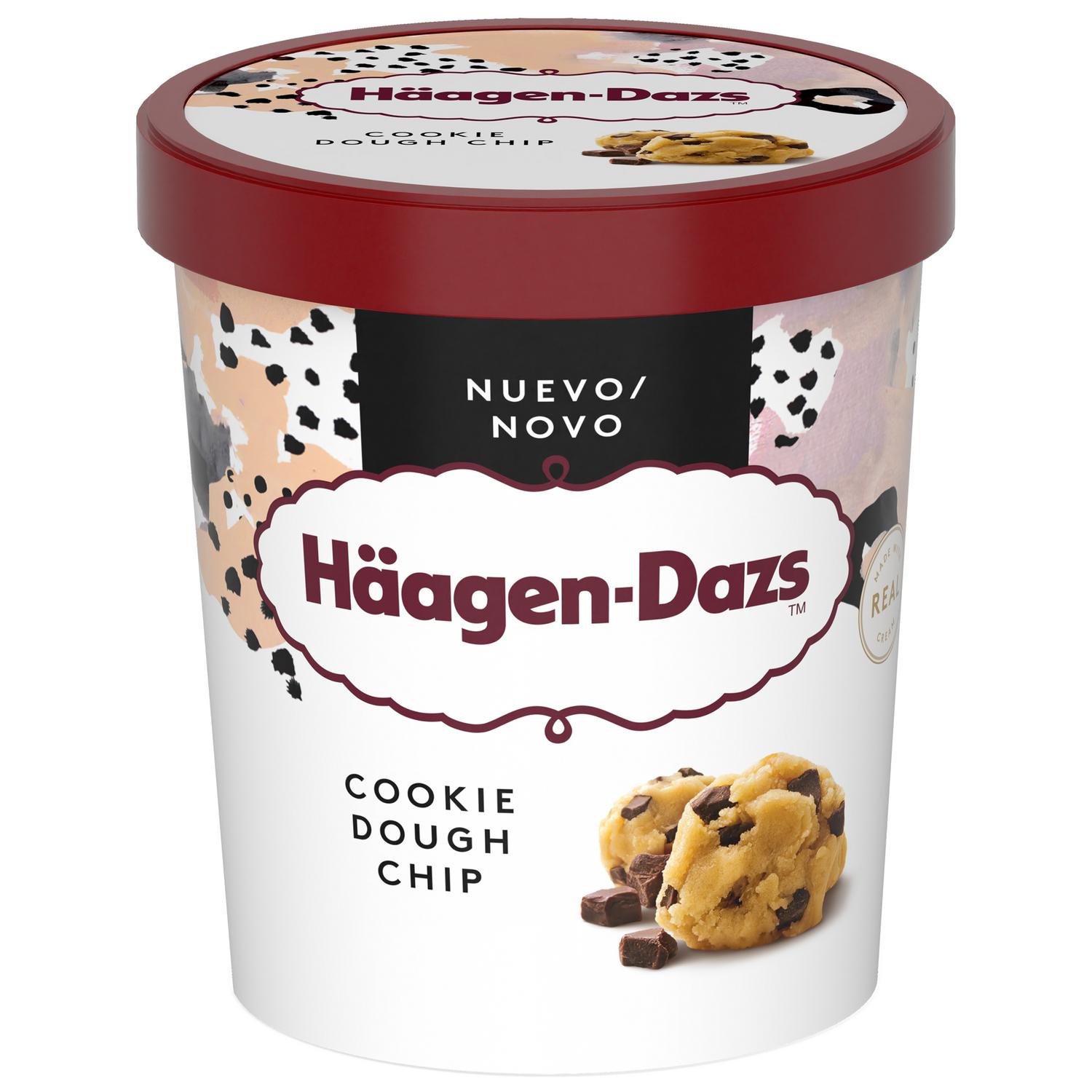 Helado de galleta y pepitas de chocolate Häagen Dazs 460 ml.