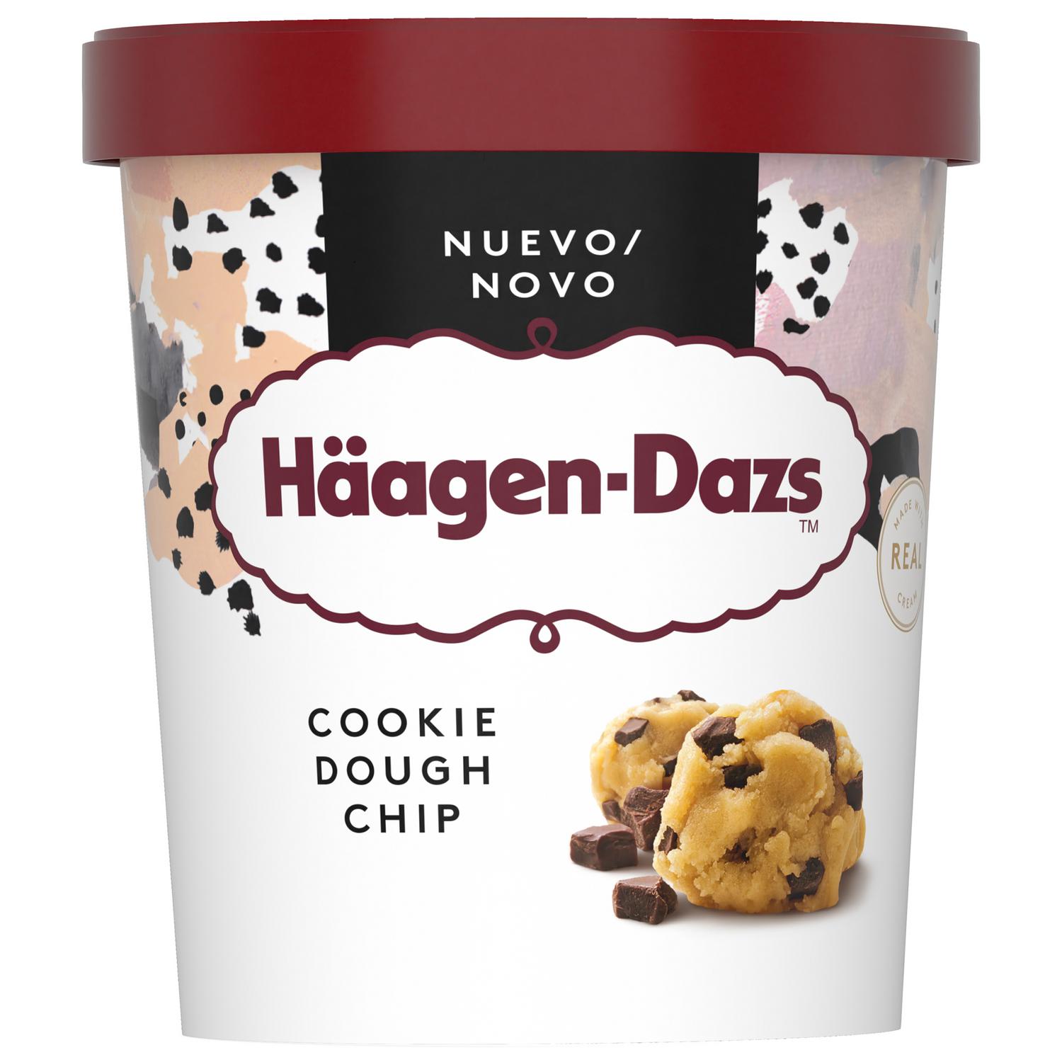 Helado de galleta y pepitas de chocolate Häagen Dazs 460 ml.