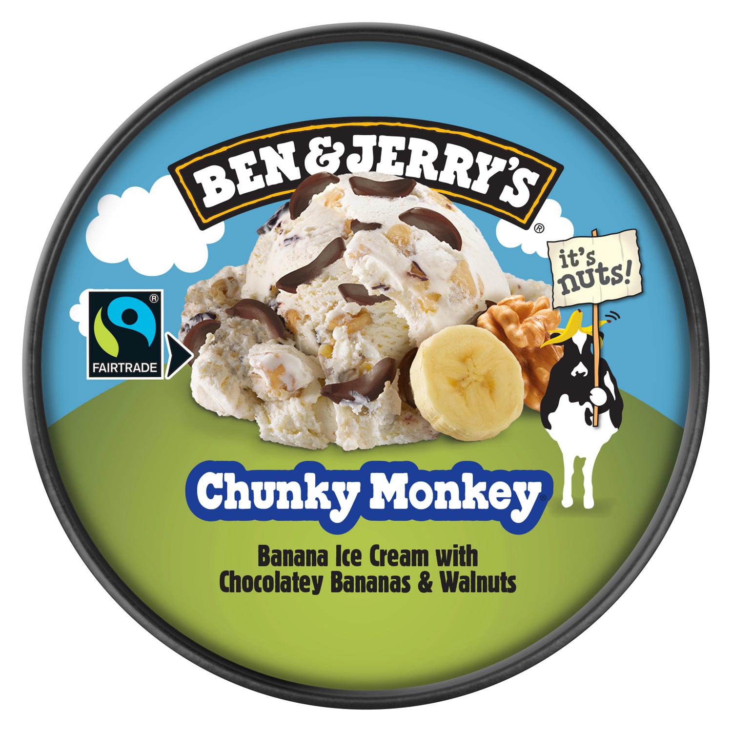 Helado chunky monkey Ben & Jerry’s 465 ml.
