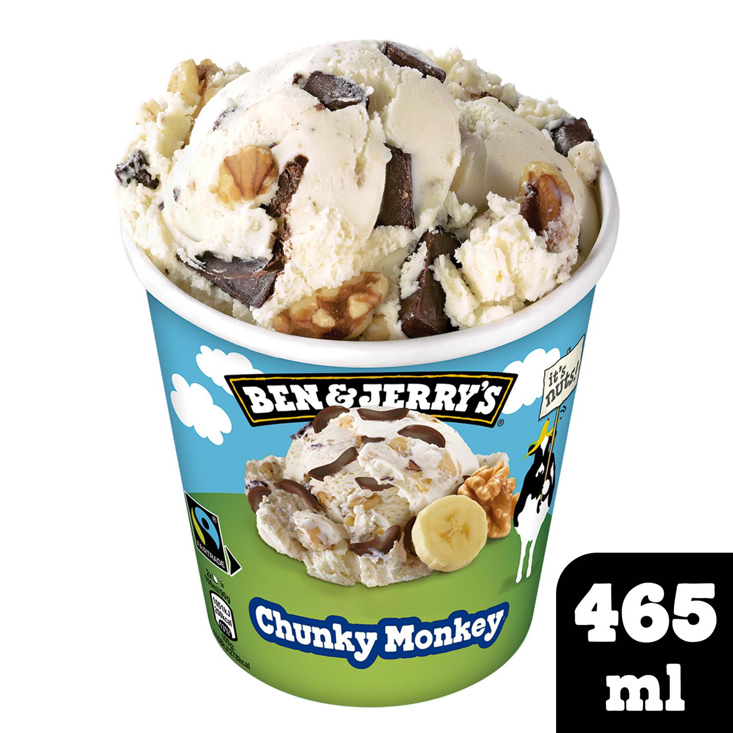 Helado chunky monkey Ben & Jerry’s 465 ml.